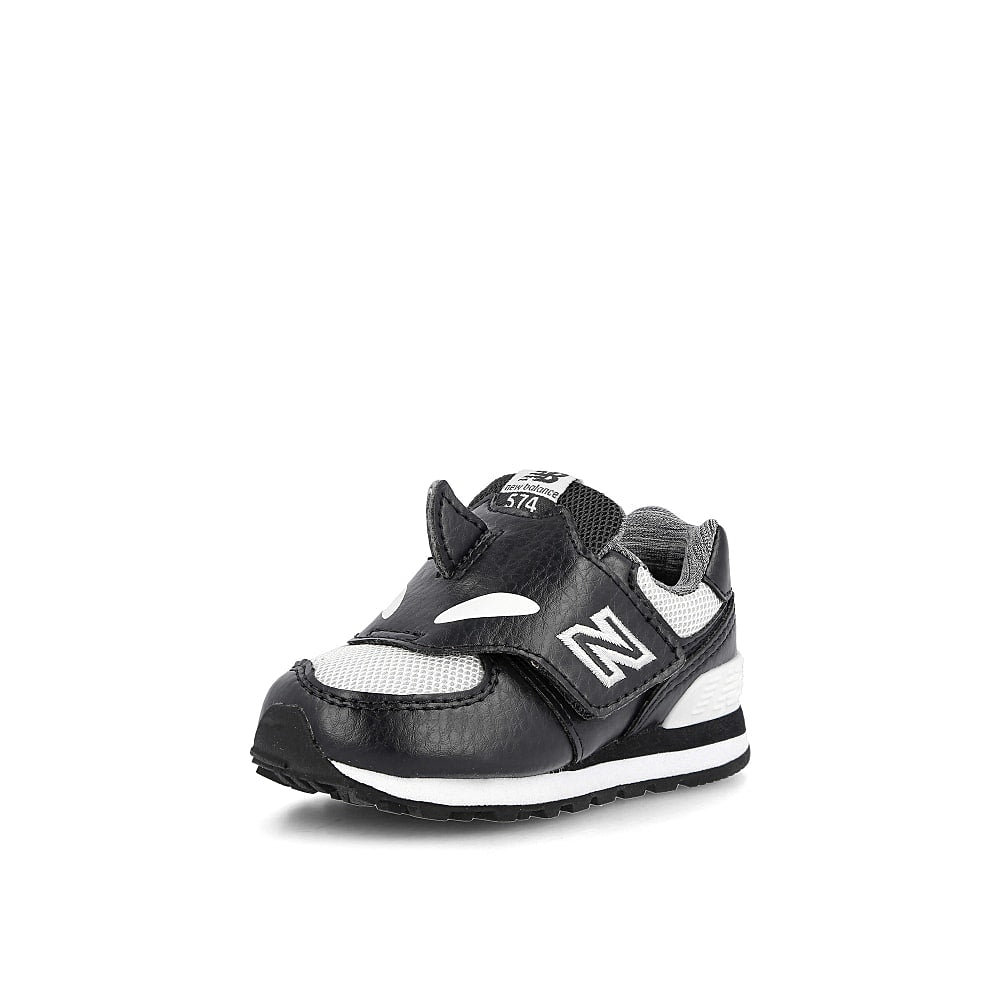New Balance iv 574 aqo Black-White Sneakers Close Up | Overkill