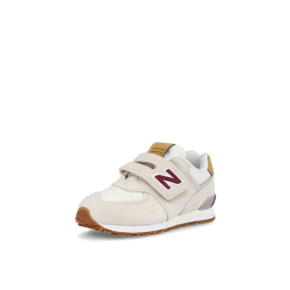 New Balance iv 574 ne2 Beige-White Sneakers Close Up | Overkill