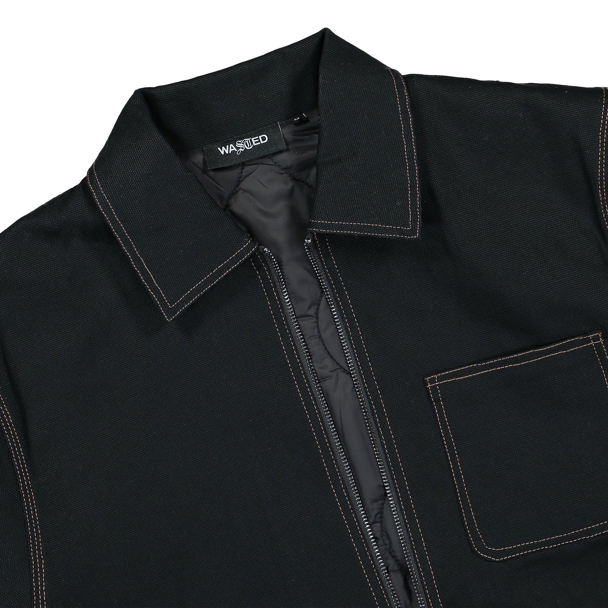 Wasted Paris Hammer Canvas Jacket Black / Bronze Jackets Close-up | Overkill