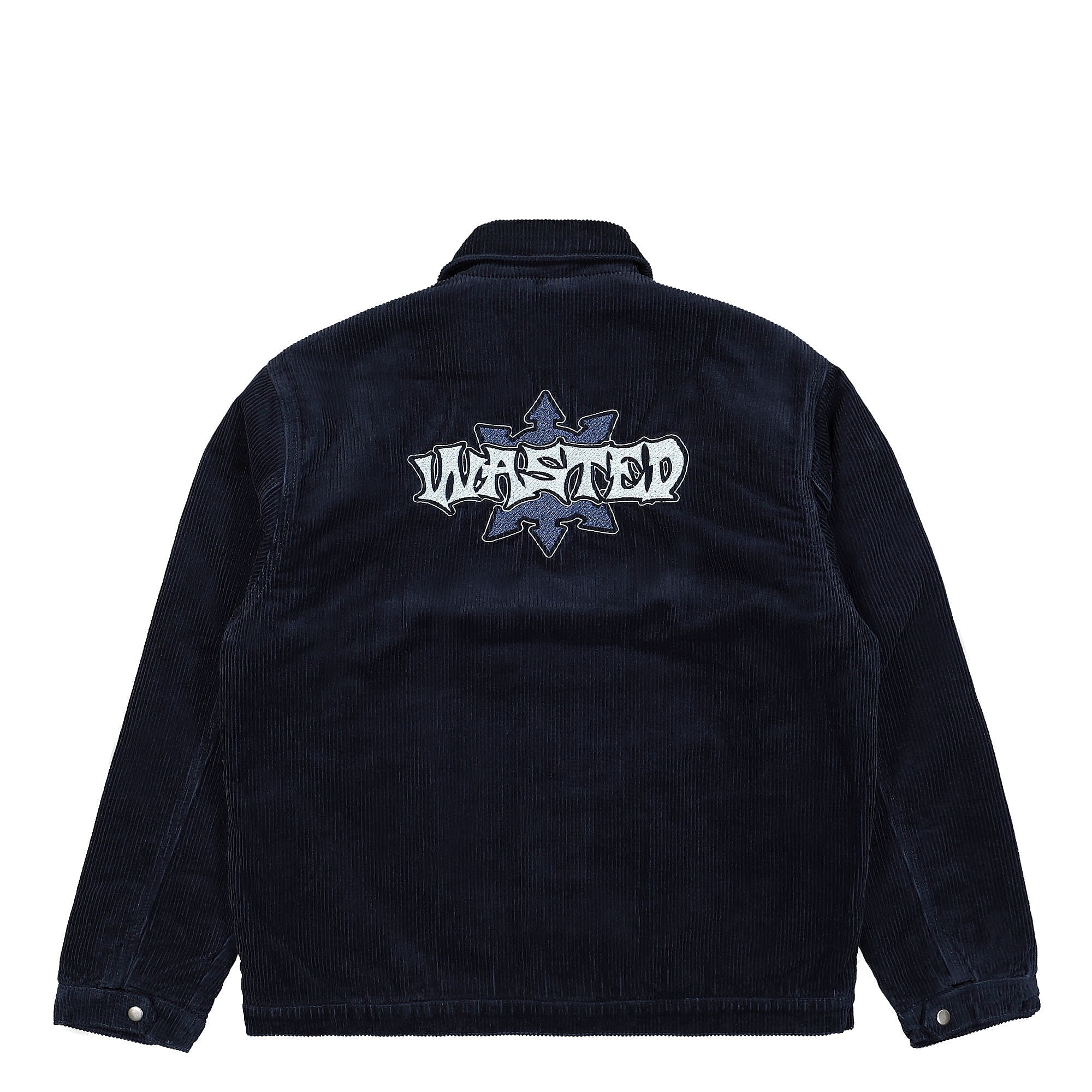 Wasted Paris Hammer Corduroy Jacket Night Blue Jackets Close-up | Overkill