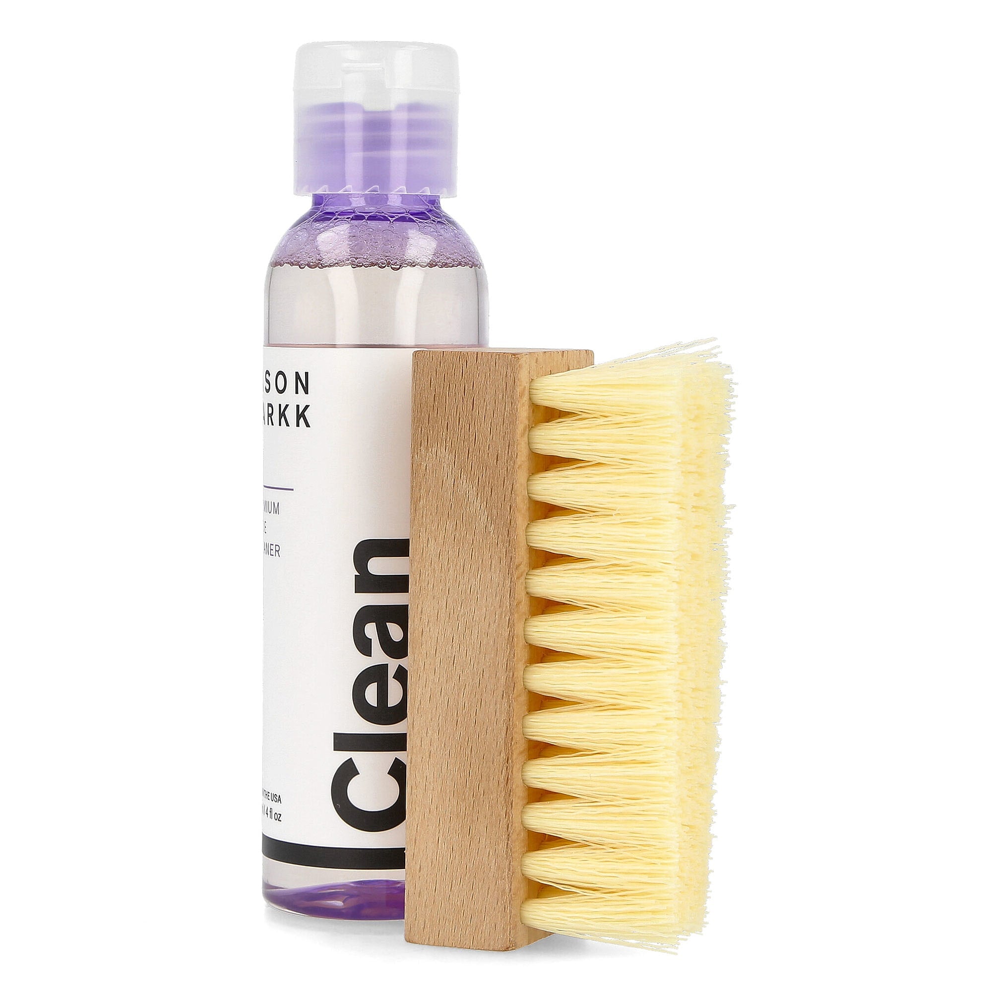 Jason Markk Premium Deep Cleaning Kit 4 oz. White Sneaker Care Close-up | Overkill