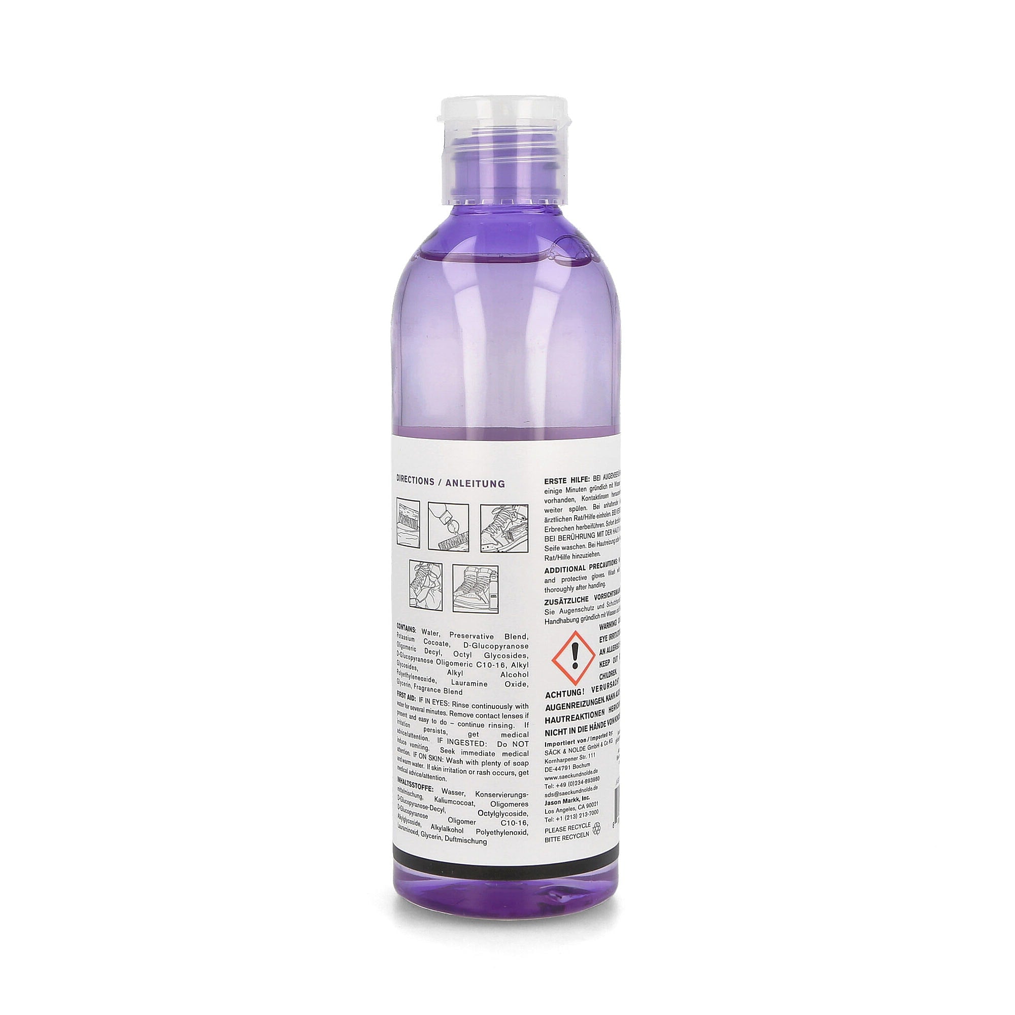 Jason Markk 8 oz Premium Deep Cleaner Transparnet Sneaker Care Detailfoto | Overkill