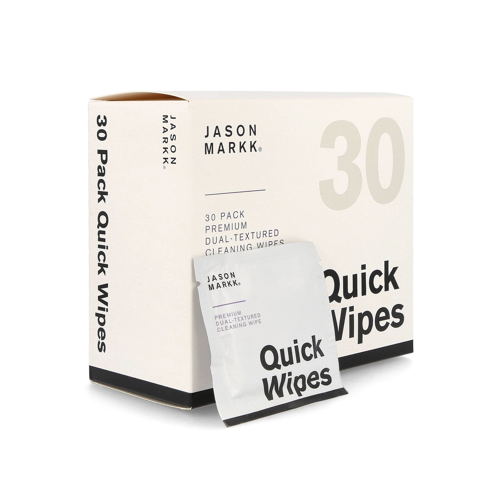 Jason Markk Quick Wipes - Box Of 30 White Sneaker Care Close-up | Overkill