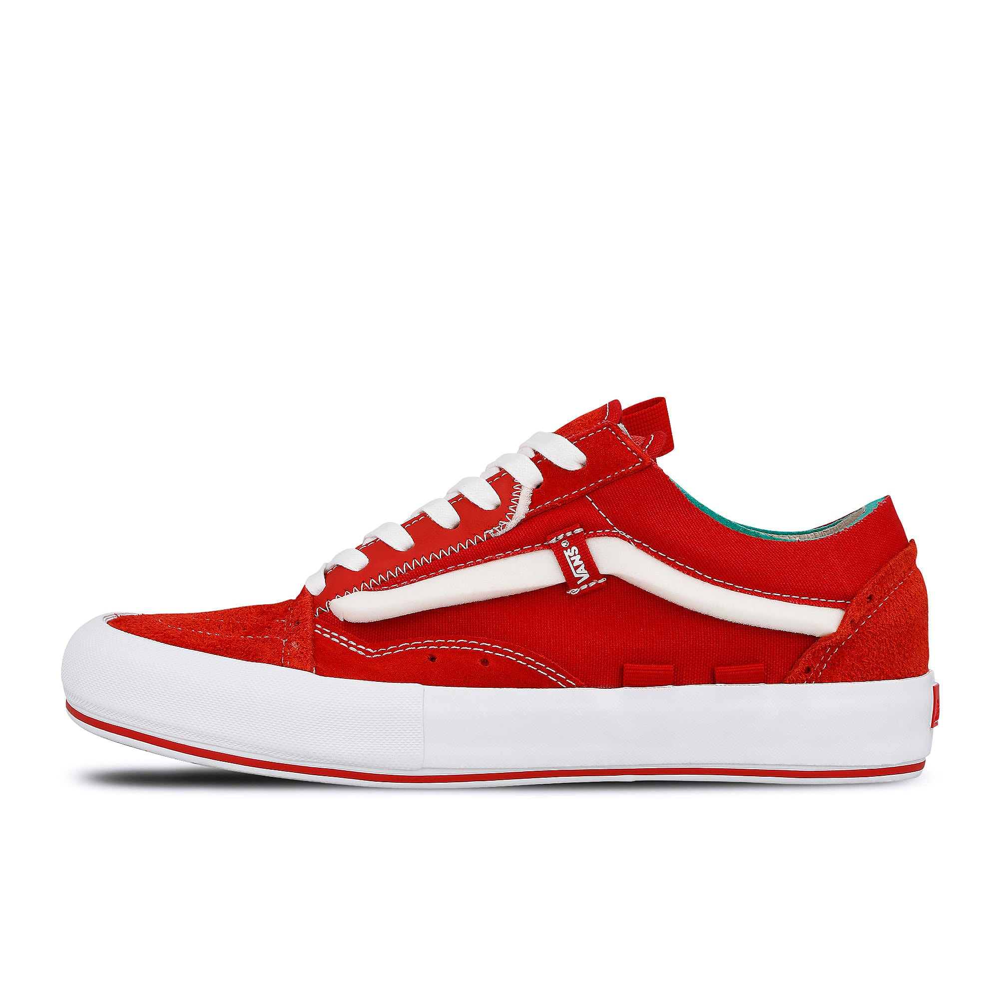 Vans old skool cap lx regrind Racing Red / True White Caps K1VZW1 | Overkill