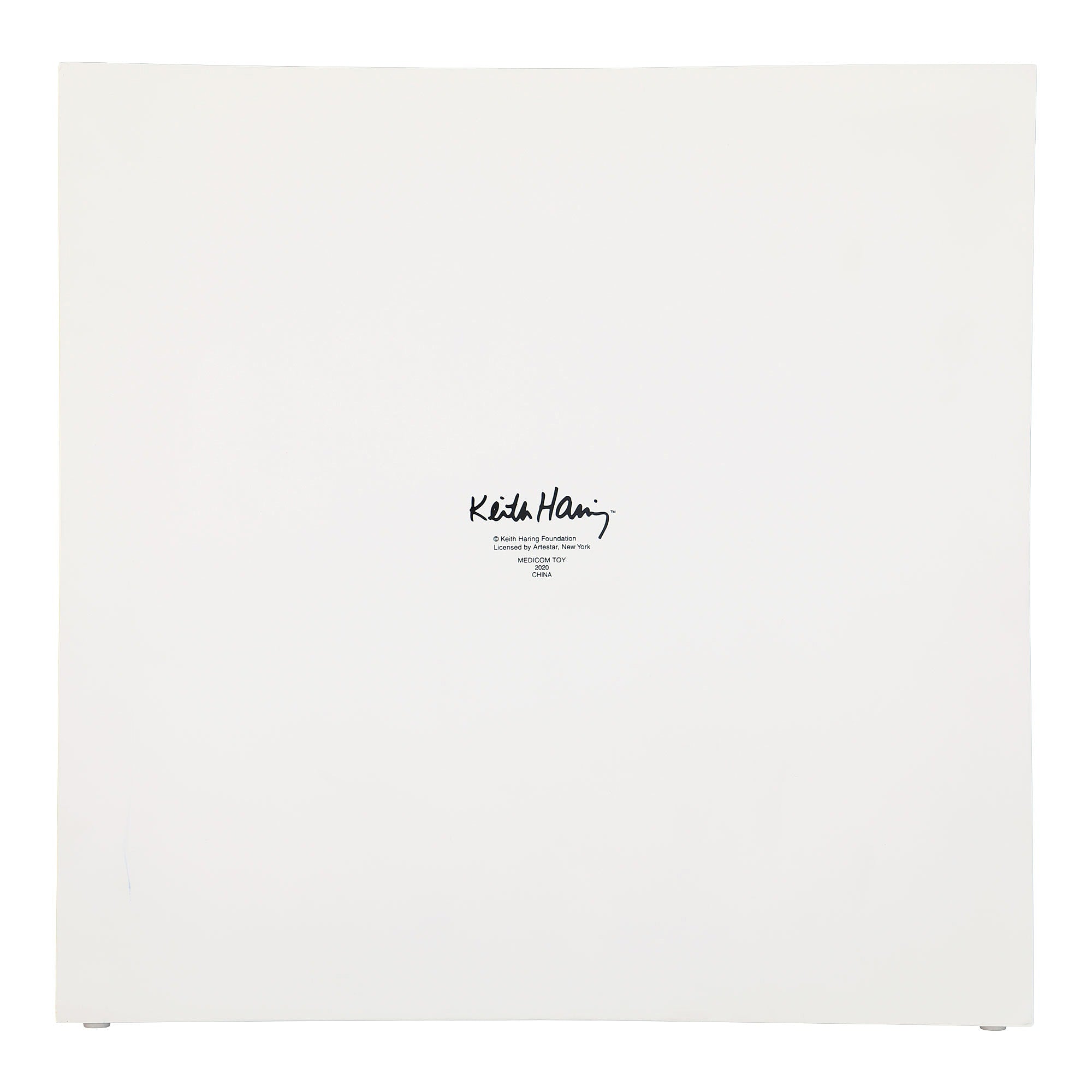 Medicom Keith Haring Three Eyed Smiling Face Statue White Collectibles & Toys Material | Overkill