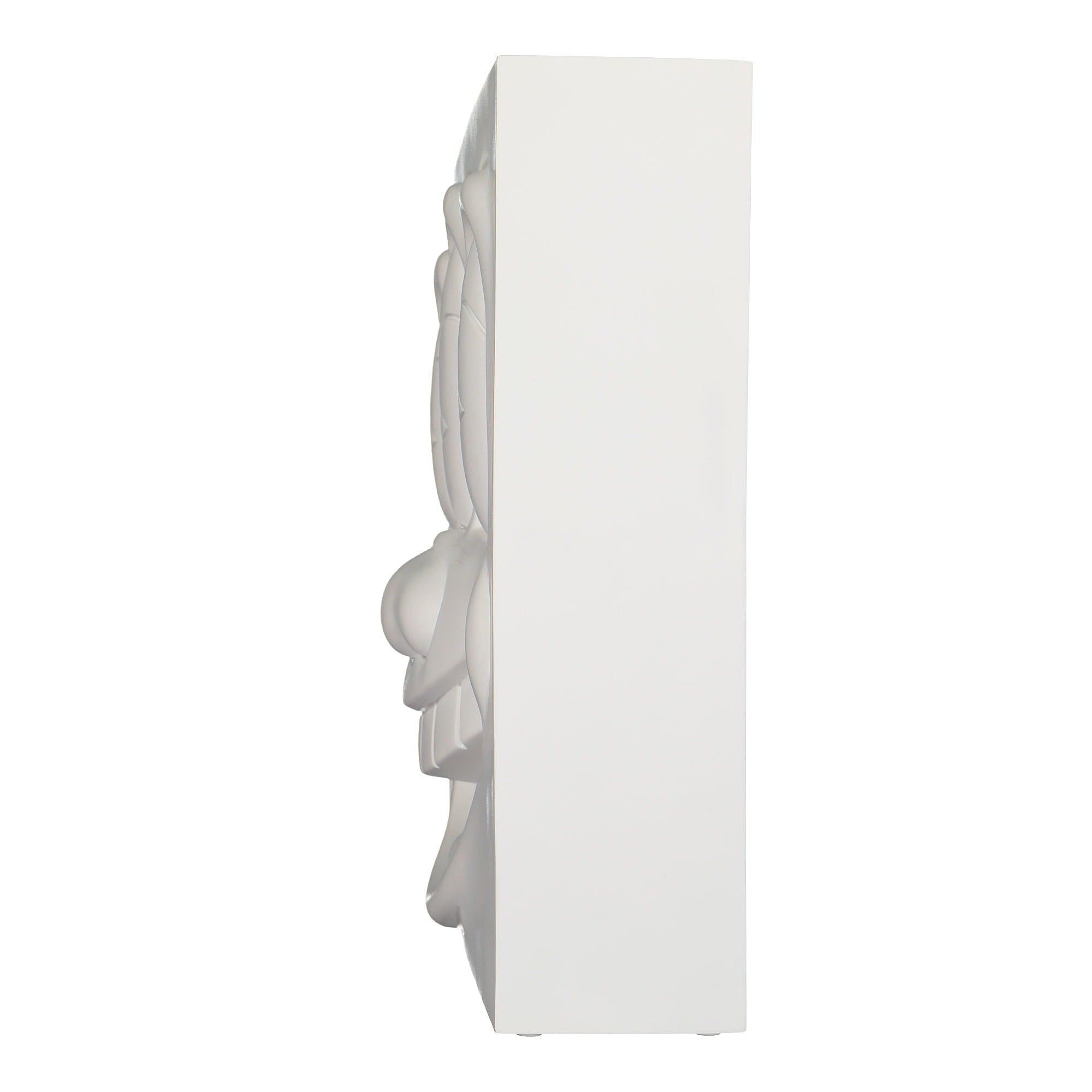Medicom Keith Haring Three Eyed Smiling Face Statue White Collectibles & Toys Close-up | Overkill