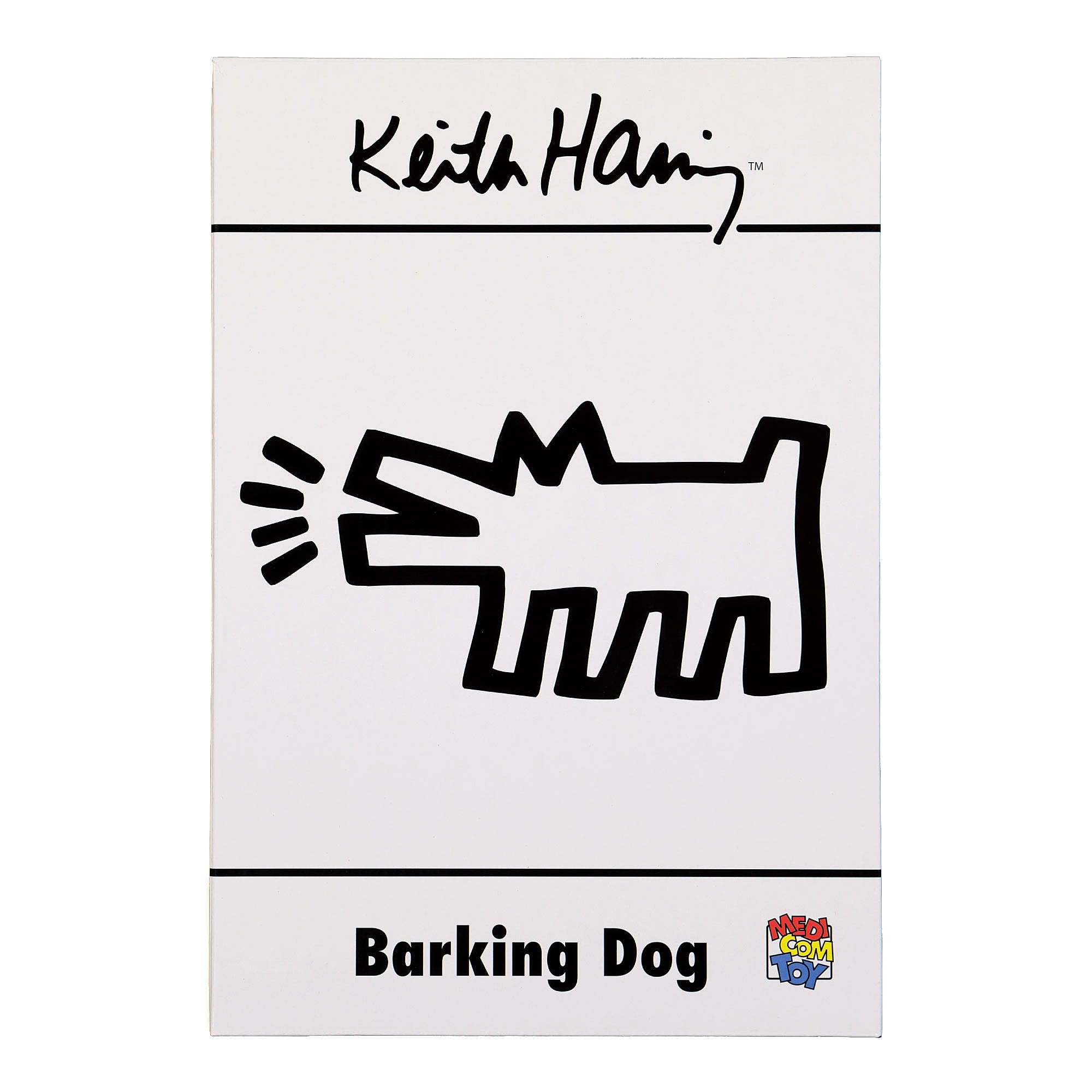 Medicom Keith Haring Barking Dog Statue White Collectibles & Toys Detailfoto | Overkill