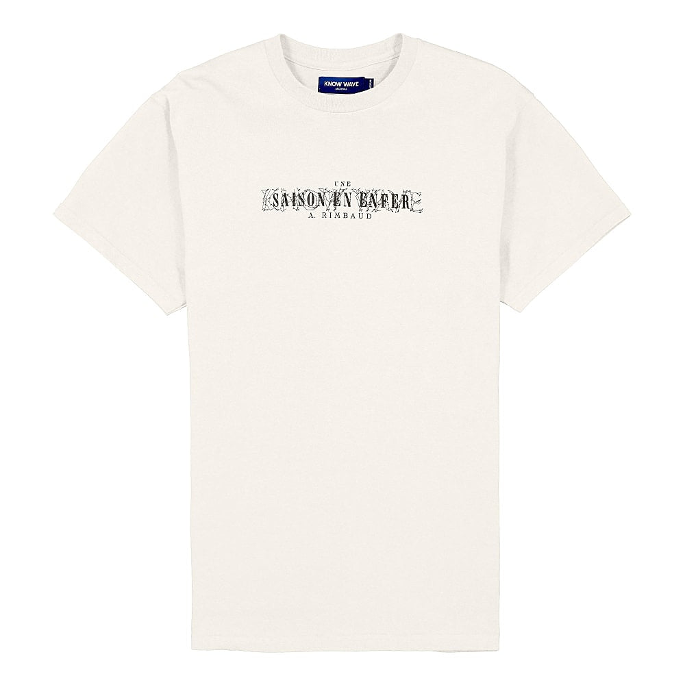 Know Wave rimbaud tee White T-Shirts KFA1983 | Overkill