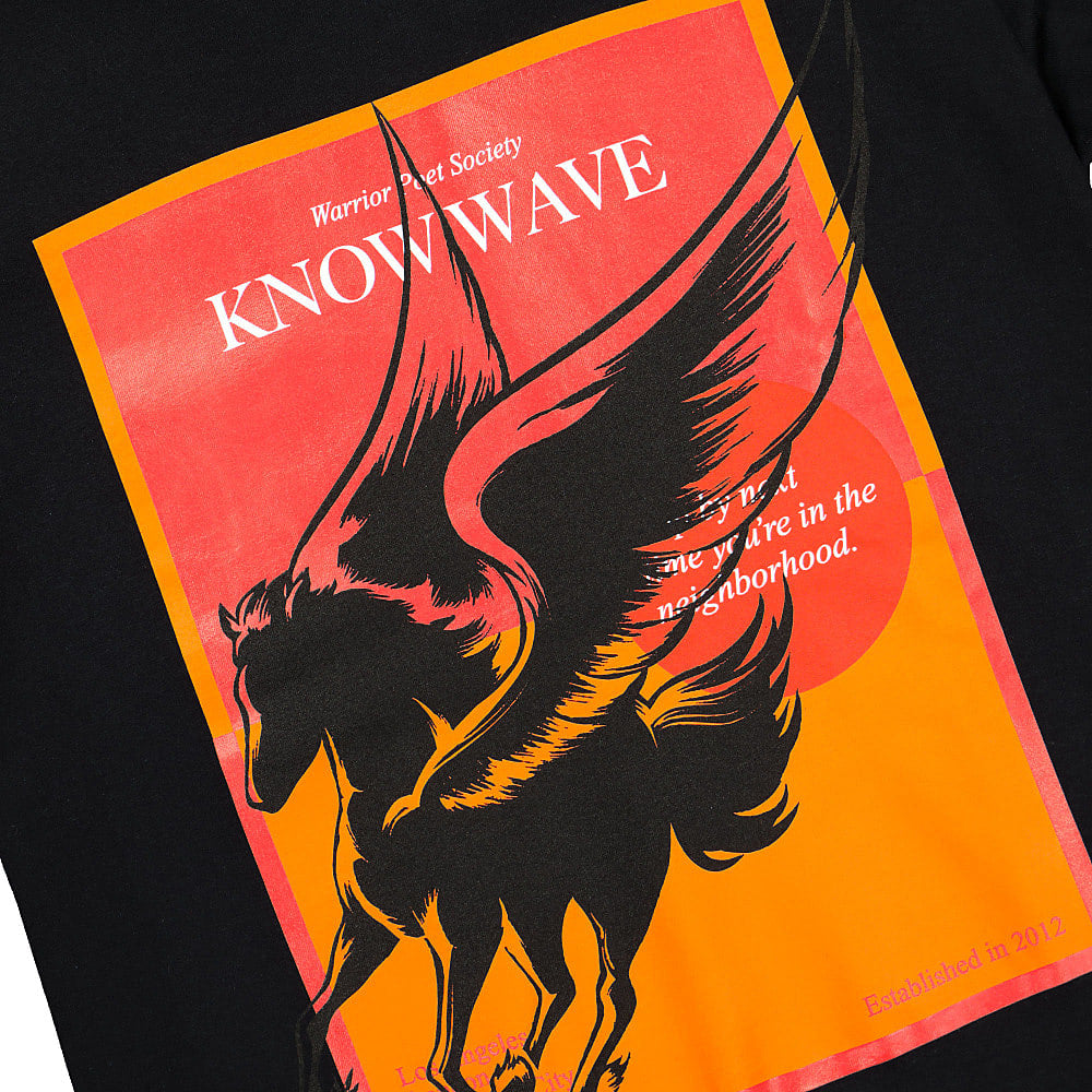 Know Wave poet society longsleeve tee Black Longsleeves Close-up | Overkill