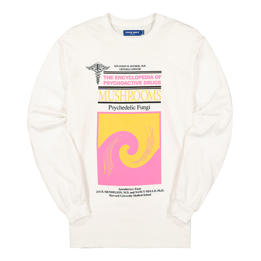 Know Wave encyclopedia longs sleeve tee Black Longsleeves KSP-1942-A | Overkill