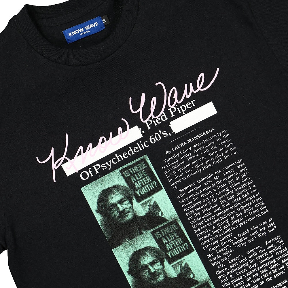 Know Wave pied piper tee Black T-Shirts Close-up | Overkill