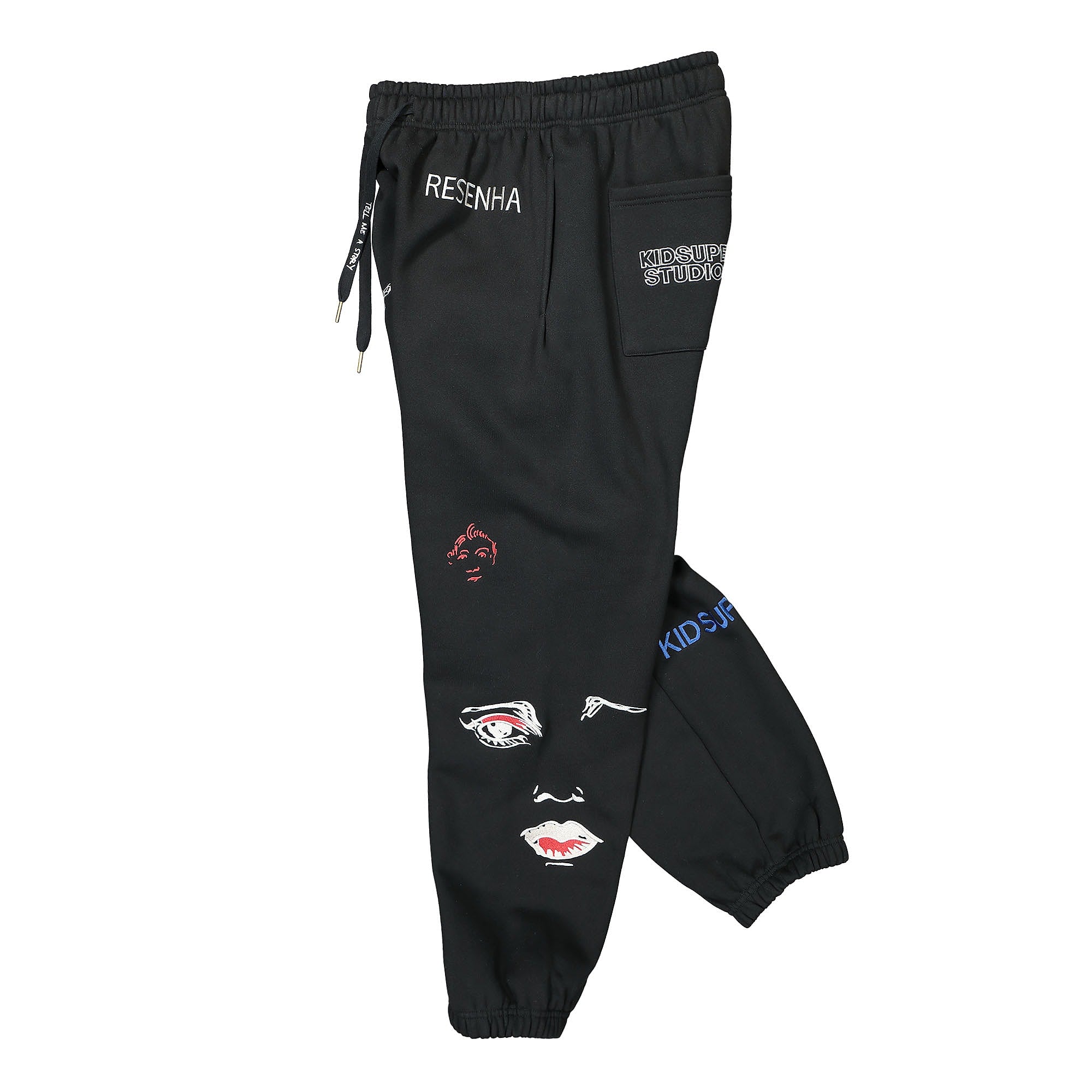 Kidsuper Studios Super Sweatpants Black Sweat & Track Pants Close-up | Overkill