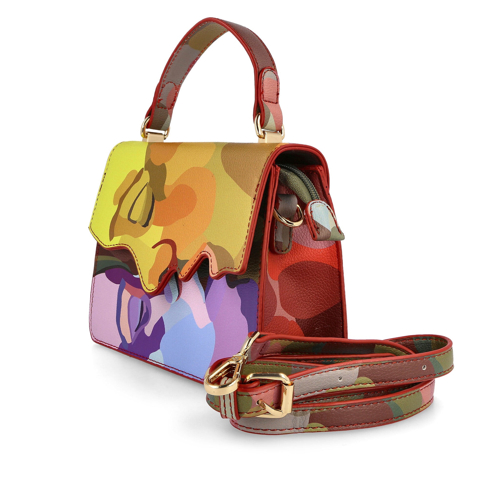Kidsuper Studios Kissing Faces Hand Bag Multicolor Shoulder & Cross Body Bags Material | Overkill
