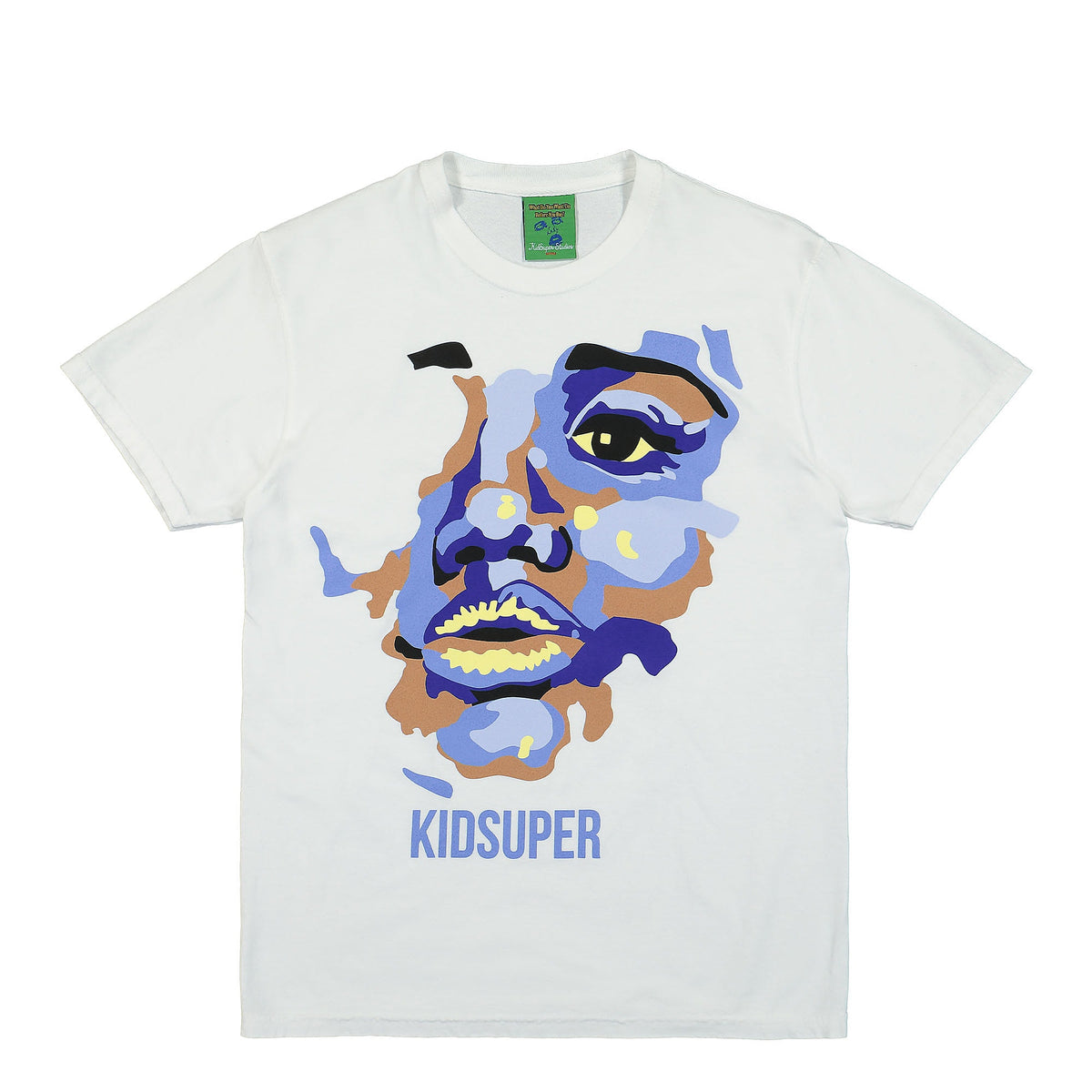 Kidsuper Studios Face Tee White T-Shirts KSPS01-112 | Overkill