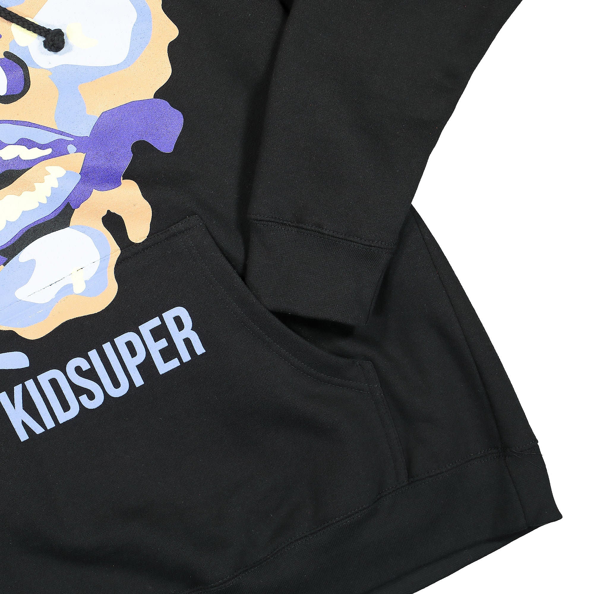 Kidsuper Studios Face Hoodie Black Hoodies Detailfoto | Overkill