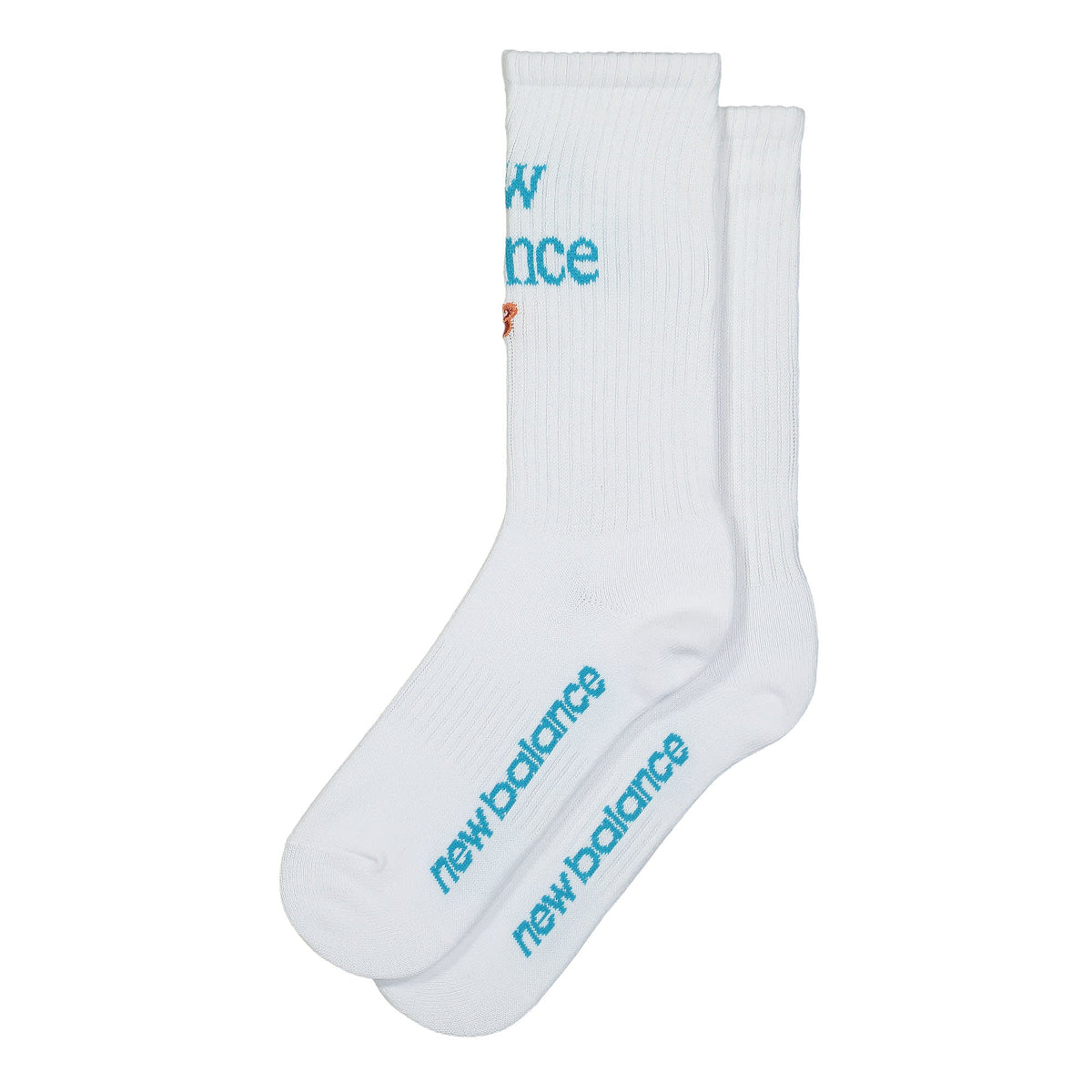 New Balance Essentials Celebrate Crew Socks White Socks LAS22061-WT | Overkill