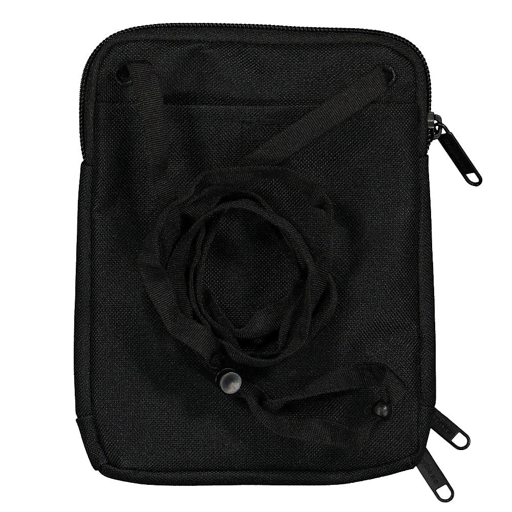 Loop Shoulder Pouch Logo Light Blue Black / Light Blue Shoulder & Cross Body Bags Close-up | Overkill