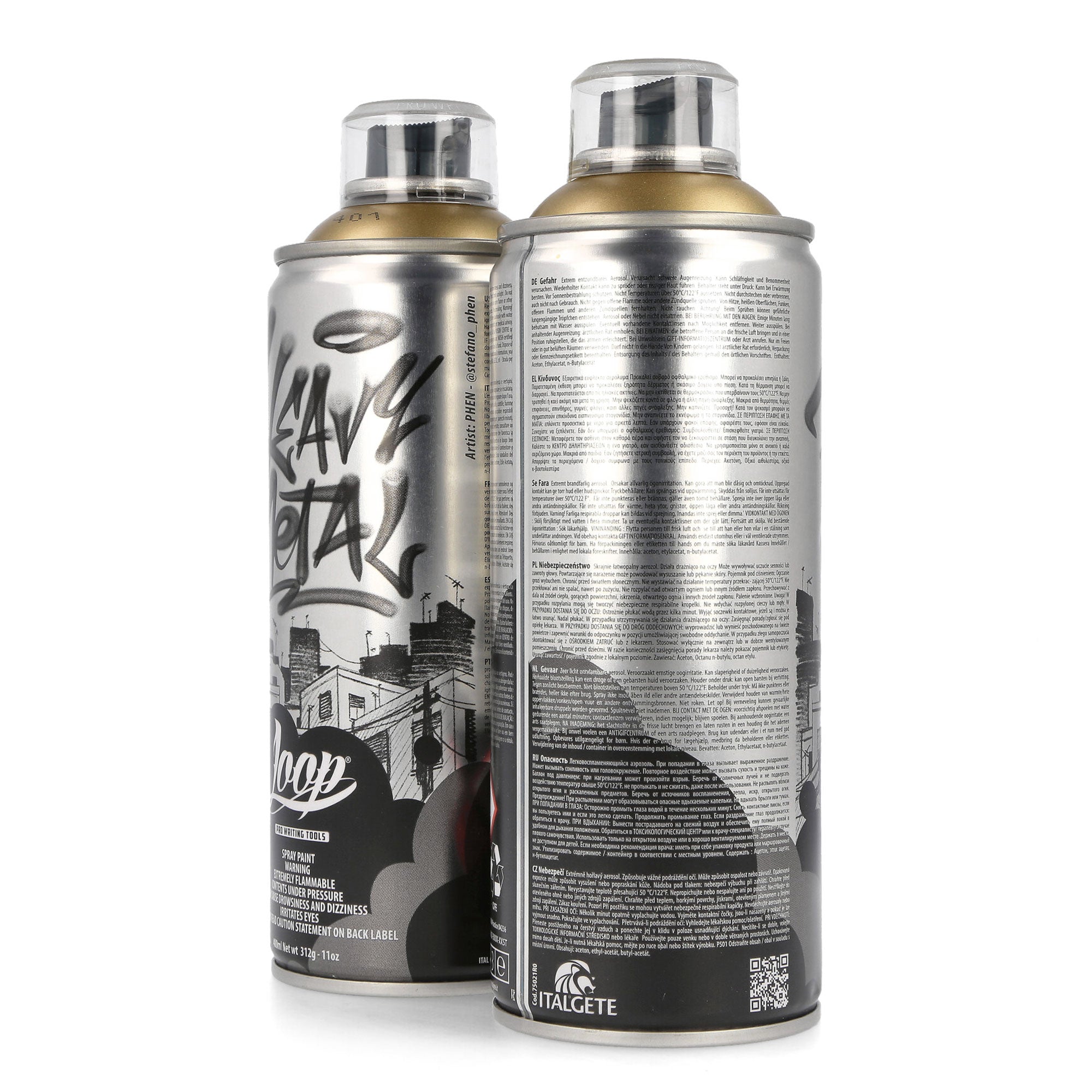 Loop paint metallic 400 ml 0 Cans Material | Overkill
