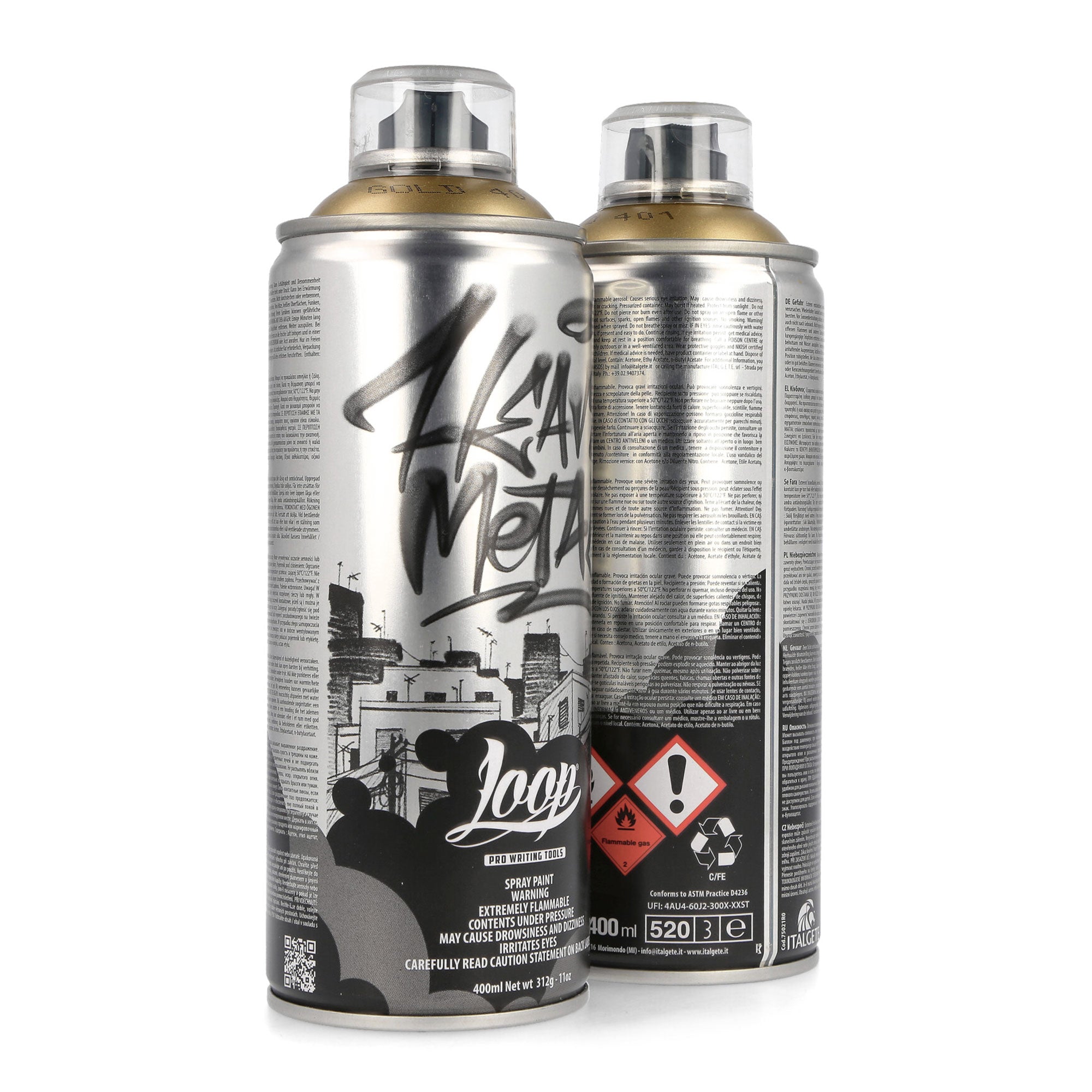 Loop paint metallic 400 ml 0 Cans Close-up | Overkill