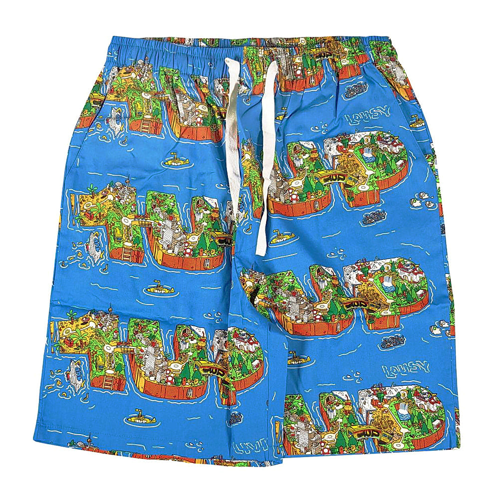 1UP x Lousy Livin Beachshorts OneUp 4.0 Blue Shorts BS-LL4-B | Overkill
