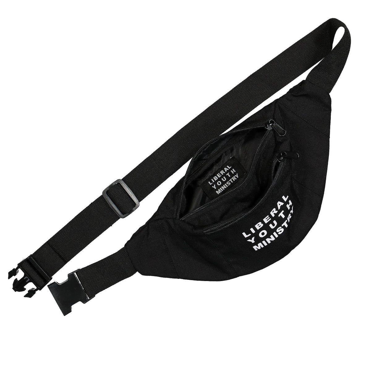 Liberal Youth Ministry Funny Pack Black Hip & Waist Bags Material | Overkill