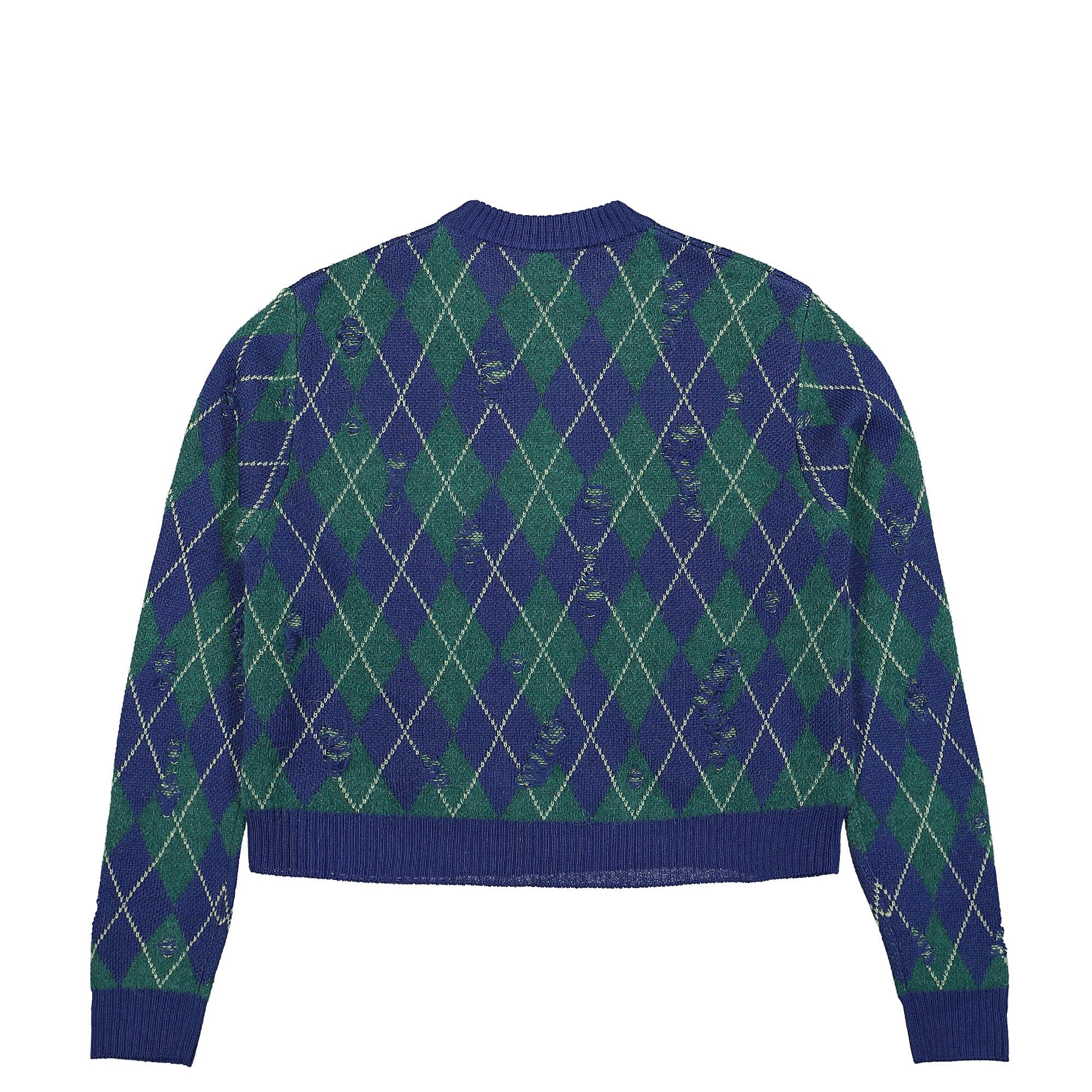 Liberal Youth Ministry Distressed Sweater Green Sweatshirts Material | Overkill