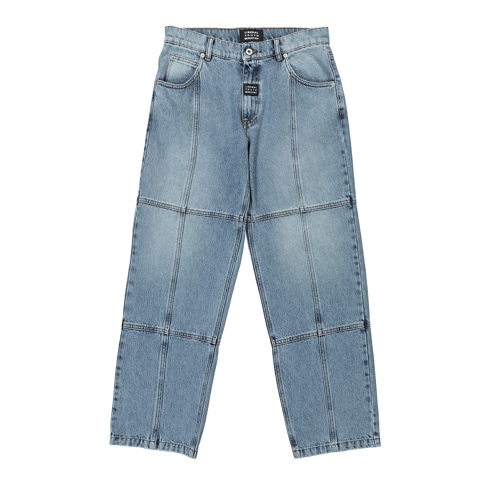 Liberal Youth Ministry Pannel Denim Pants Blue Jeans LYM02P003 | Overkill