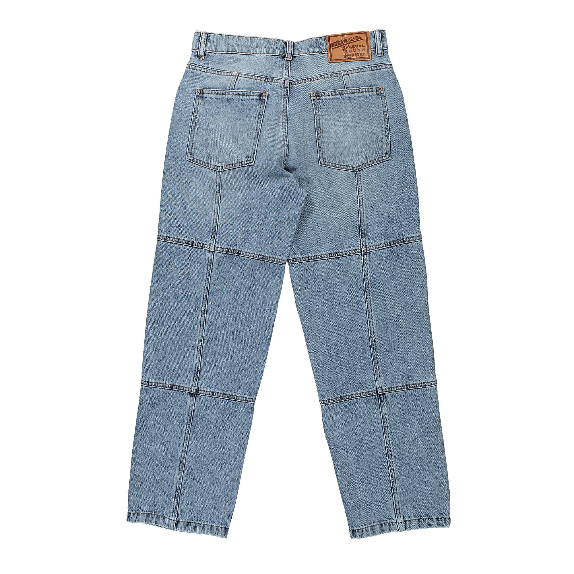 Liberal Youth Ministry Pannel Denim Pants Blue Jeans Material | Overkill