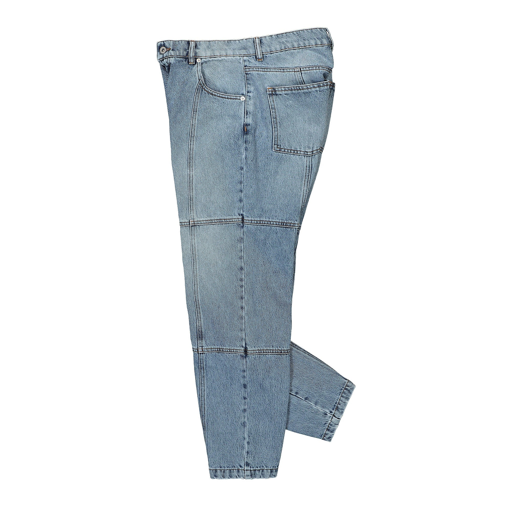 Liberal Youth Ministry Pannel Denim Pants Blue Jeans Close-up | Overkill