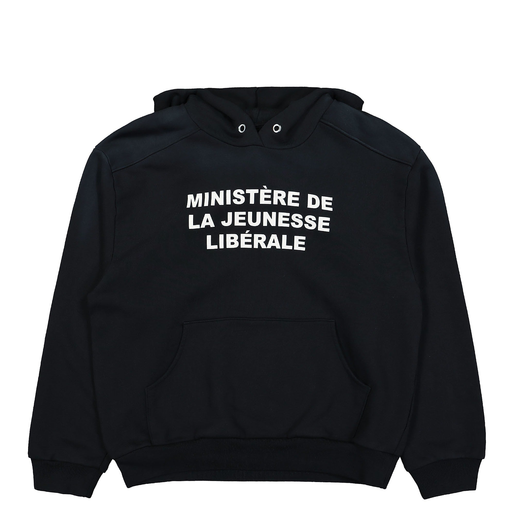 Liberal Youth Ministry Fleece Raglan Logo Hoodie Black Hoodies LYM02T003 | Overkill