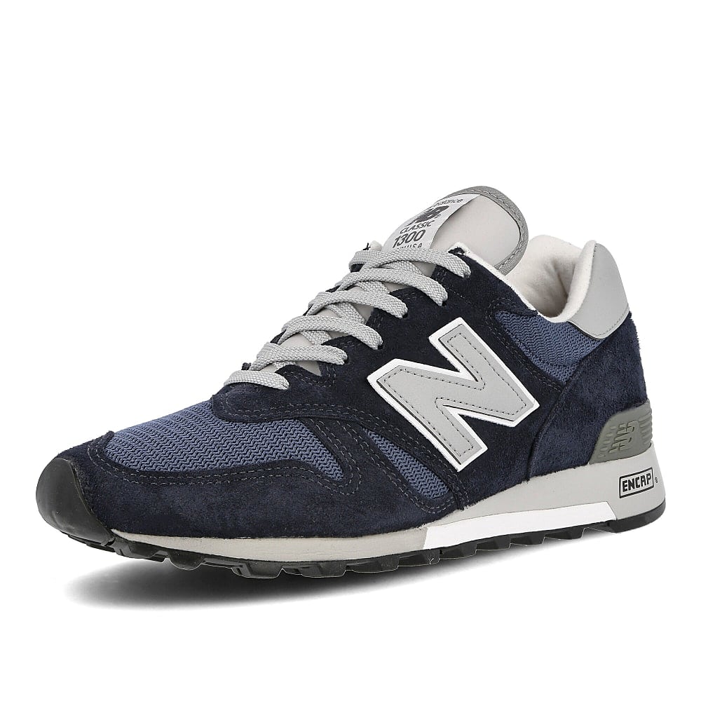 New Balance m 1300 ao Grey-Navy Low Top Sneakers Close Up | Overkill