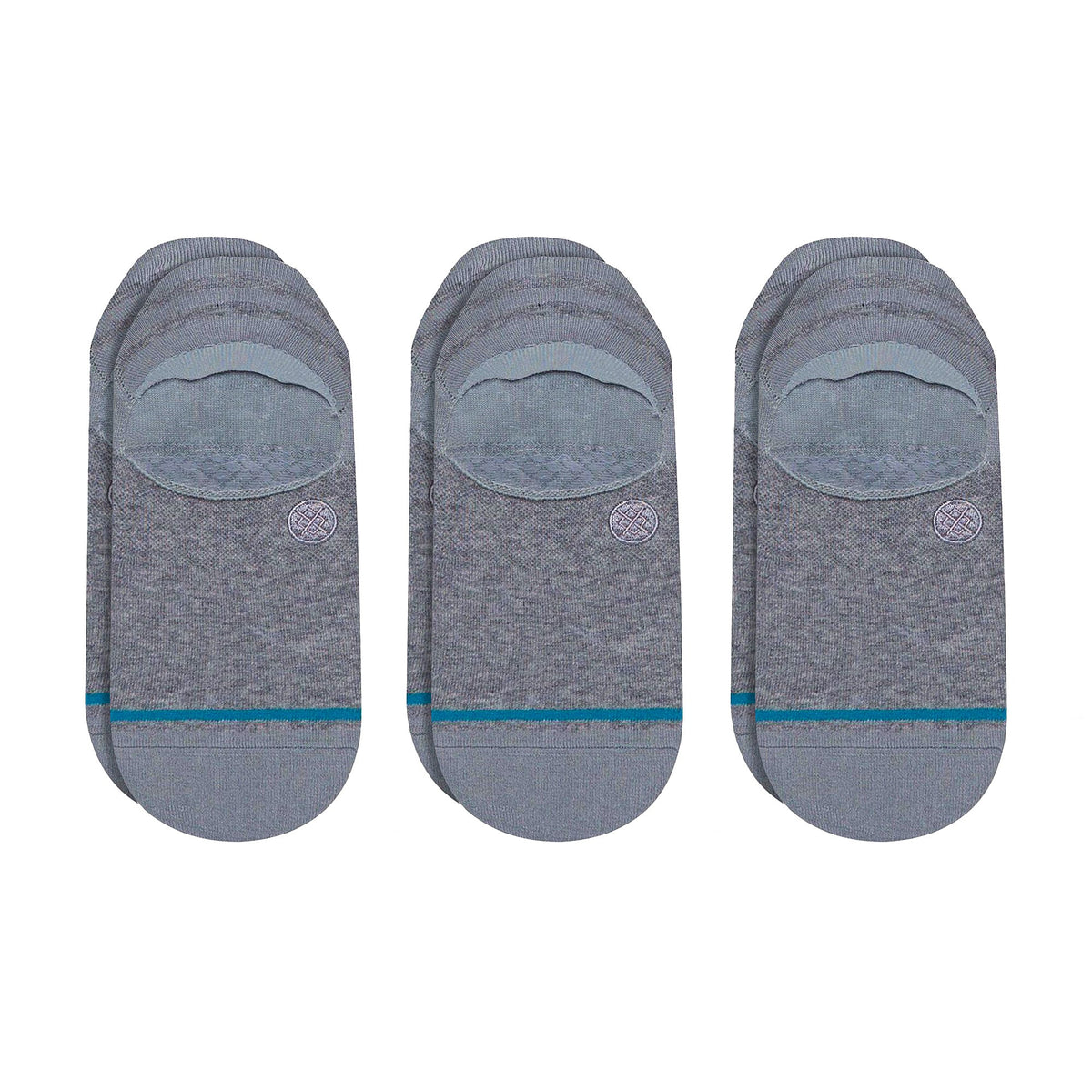 Stance Gamut 2 - 3 Pack Socks Grey Heather Socks M145A19GPK-GRH | Overkill