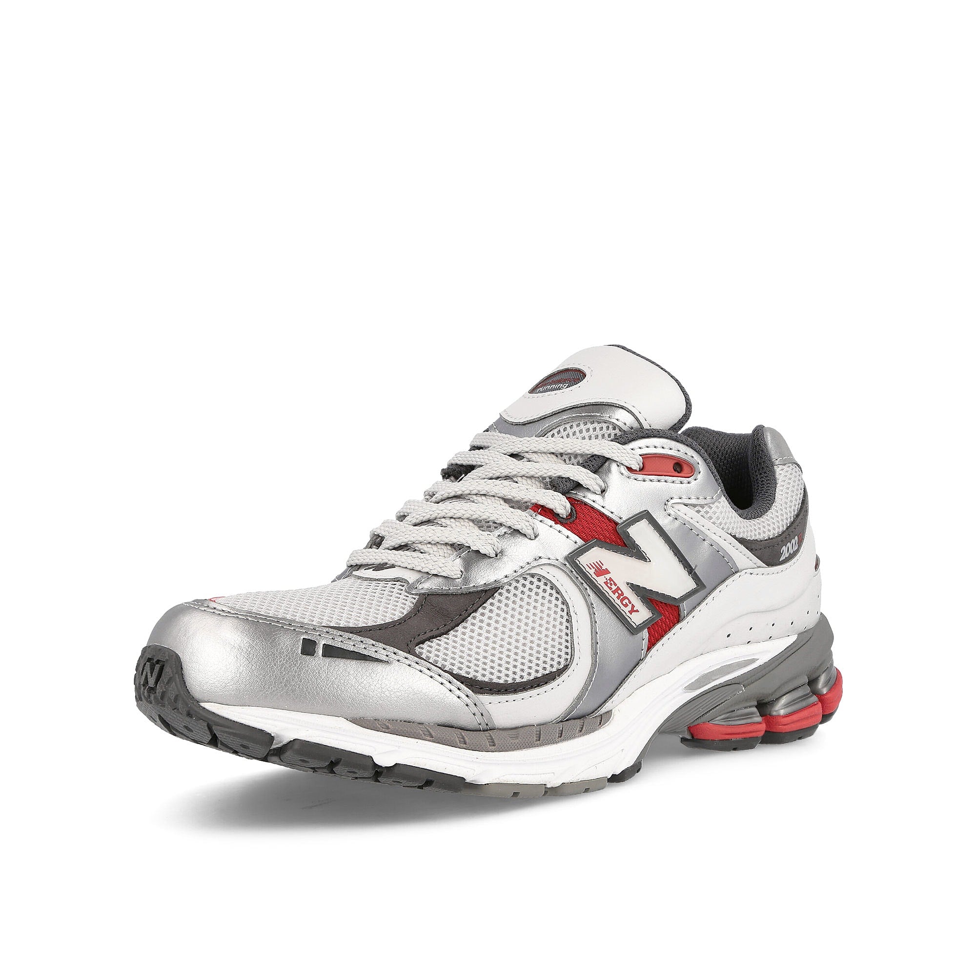 New Balance m2002rlb Silver-Red Low Top Sneakers Close Up | Overkill