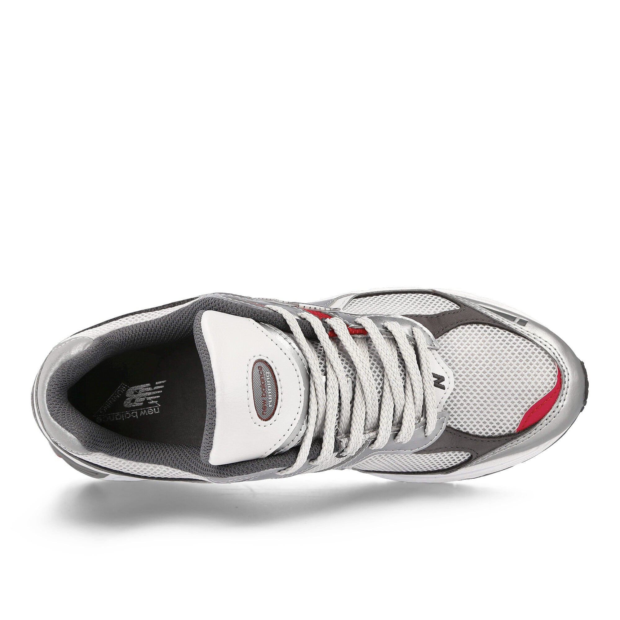 New Balance m2002rlb Silver-Red Low Top Sneakers Detailfoto | Overkill