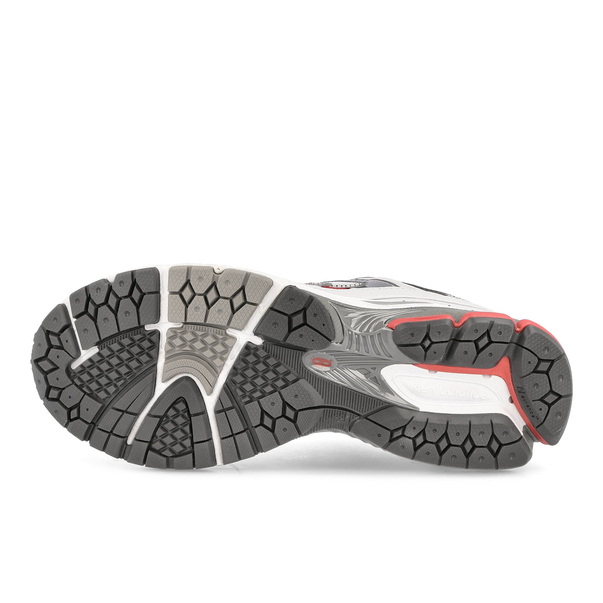 New Balance m2002rlb Silver-Red Low Top Sneakers Detail View 1 | Overkill