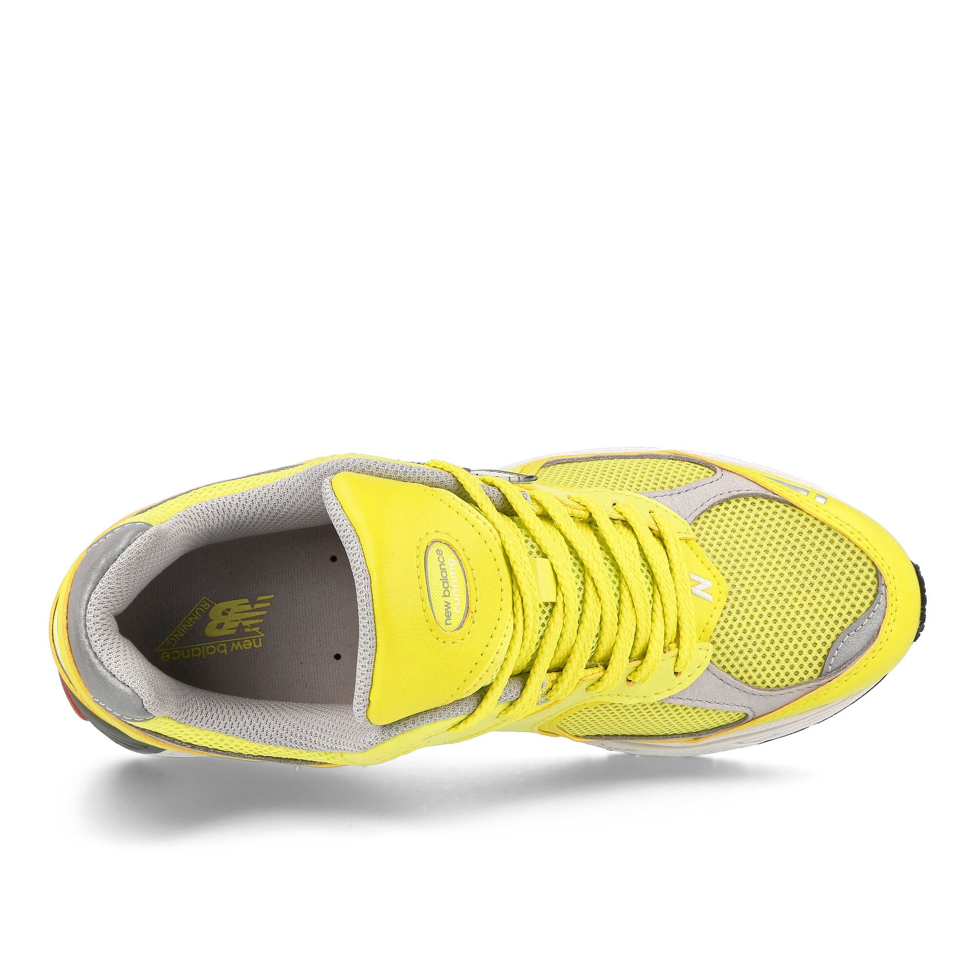 New Balance m2002rlc Sulphur Yellow-Silver Metallic Low Top Sneakers Detailfoto | Overkill