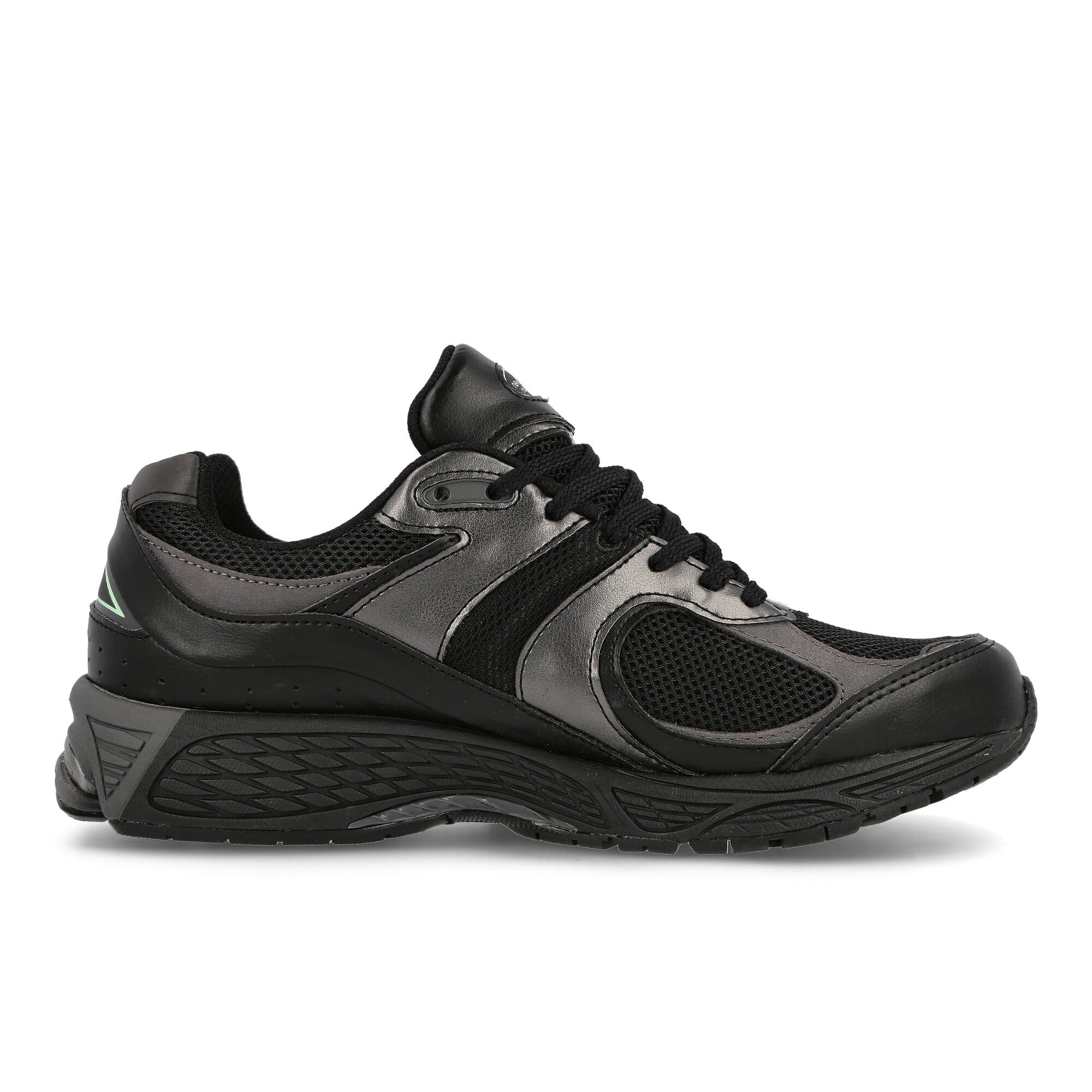 New Balance m2002rld Black-Green Low Top Sneakers Silhouette | Overkill