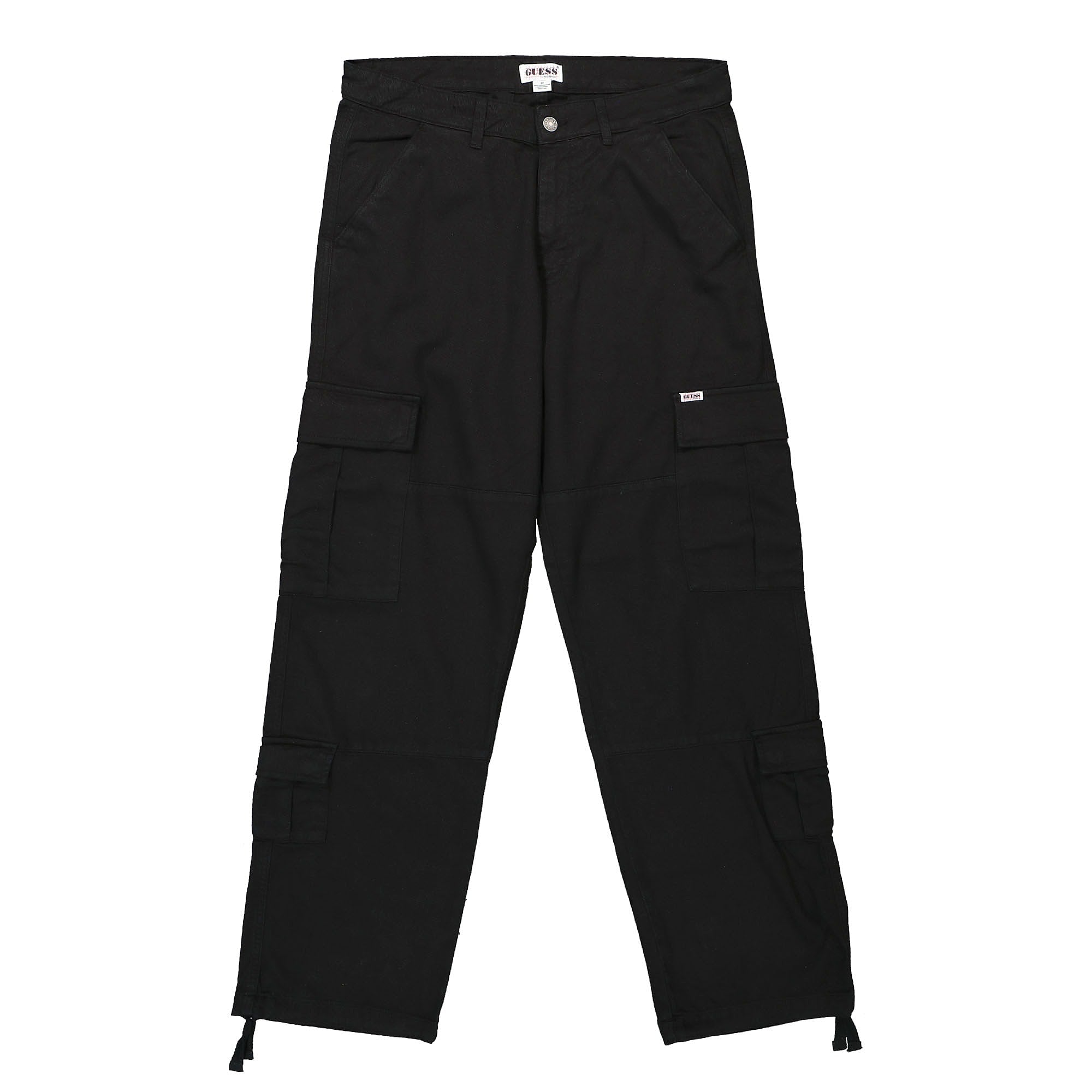 GUESS Originals Go David Cargo Pant Jet Black Cargo Pants M2BB02WEPL0-JBLK | Overkill