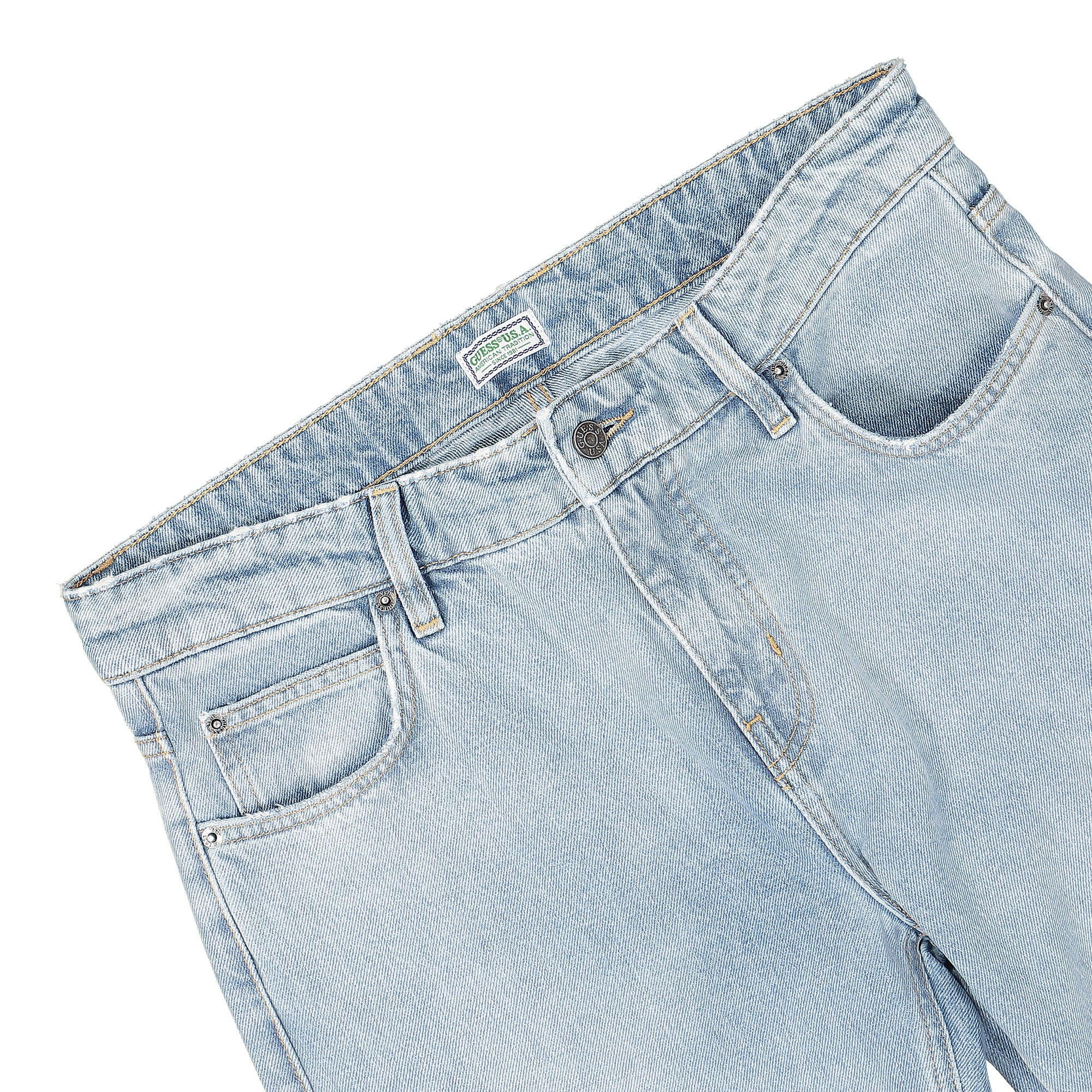 GUESS U.S.A. Straight Indigo Pant Light Blue Jeans Detail view 1 | Overkill