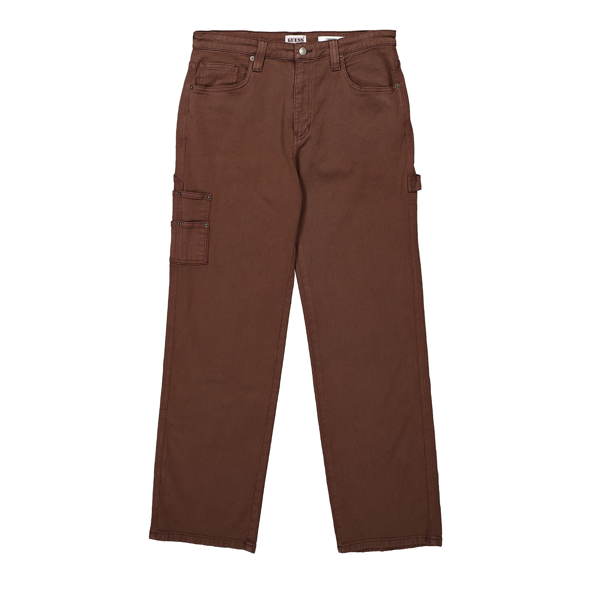 GUESS Originals Go Kit Carpenter Pants Choco Brown Casual Pants M2BG43D4QQ0-A11J | Overkill