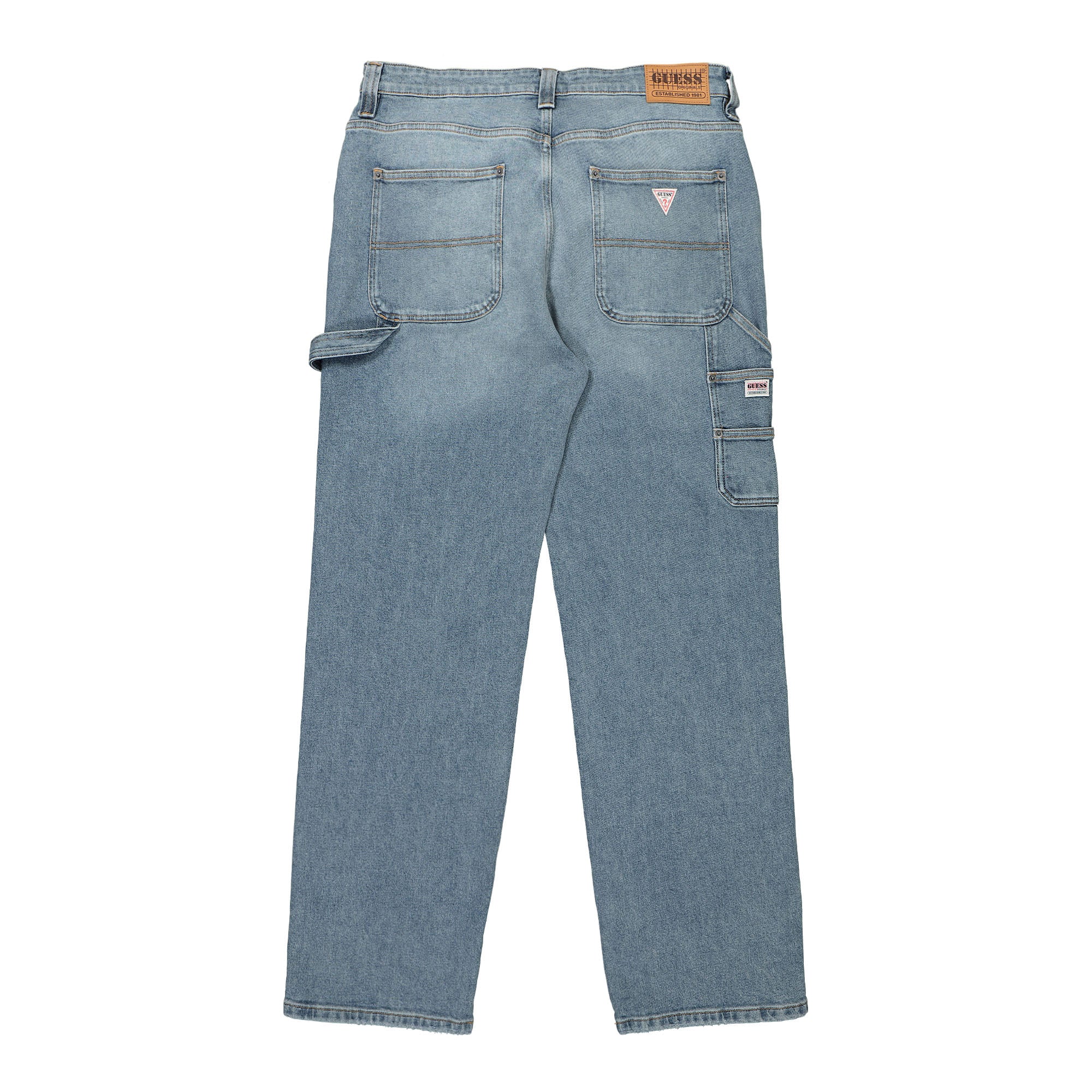 GUESS Originals Go Kit Carpenter Pants Blue Jeans Material | Overkill