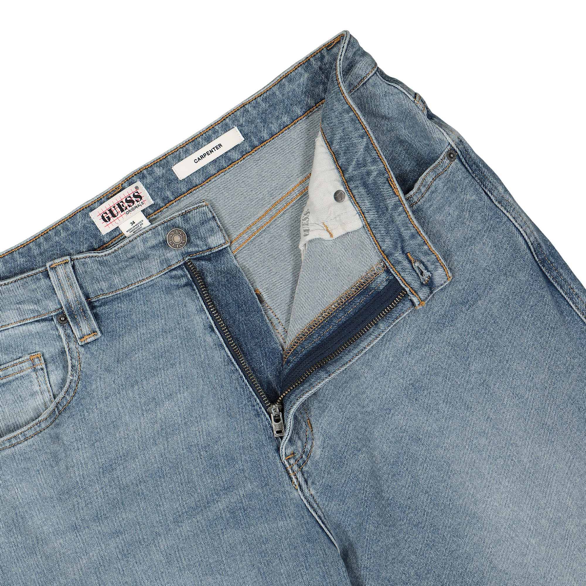 GUESS Originals Go Kit Carpenter Pants Blue Jeans Detailfoto | Overkill