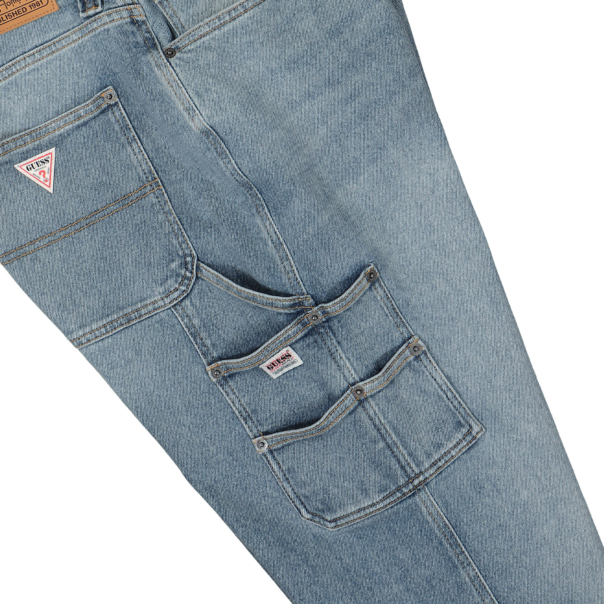 GUESS Originals Go Kit Carpenter Pants Blue Jeans Detail view 3 | Overkill