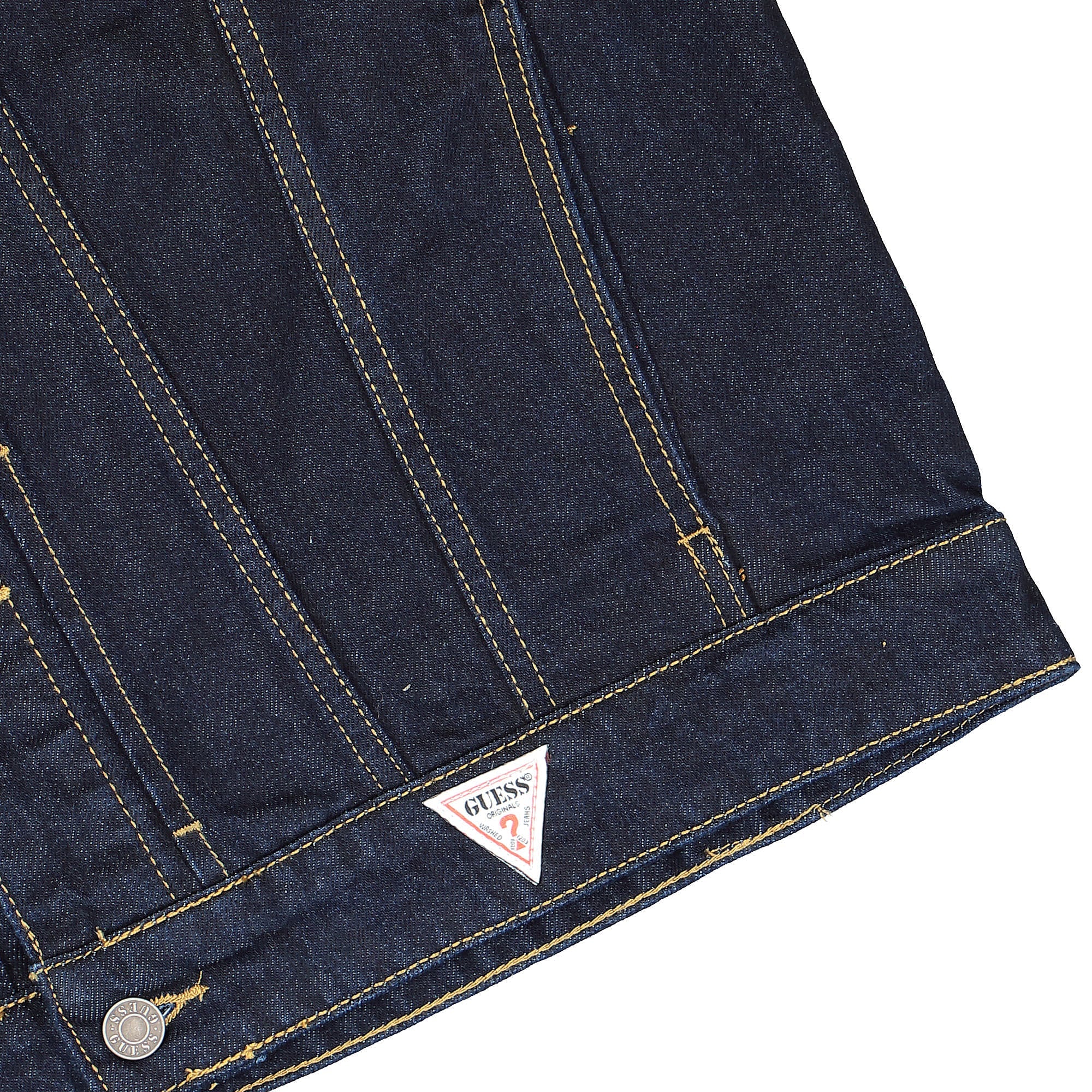 GUESS Originals Go Deer Denim Jacket Do Dark Rinse Wash Jackets Detailfoto | Overkill