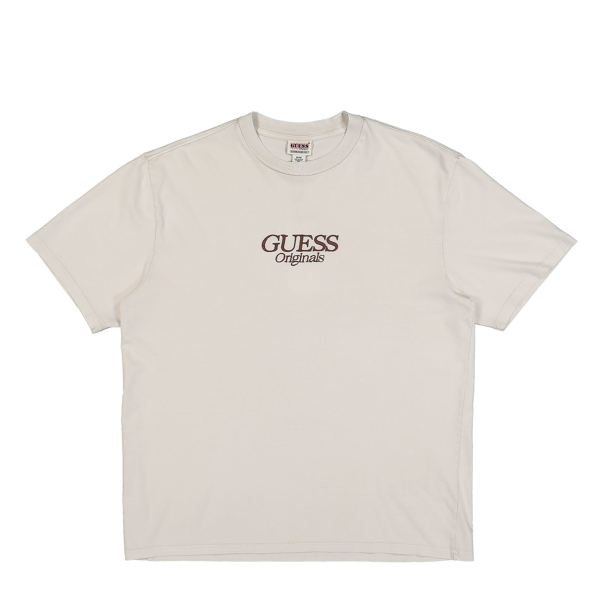 GUESS Originals Go Brent Logo Script Tee Sandy Shore Multi T-Shirts M2BI24K9XF3-F0J1 | Overkill