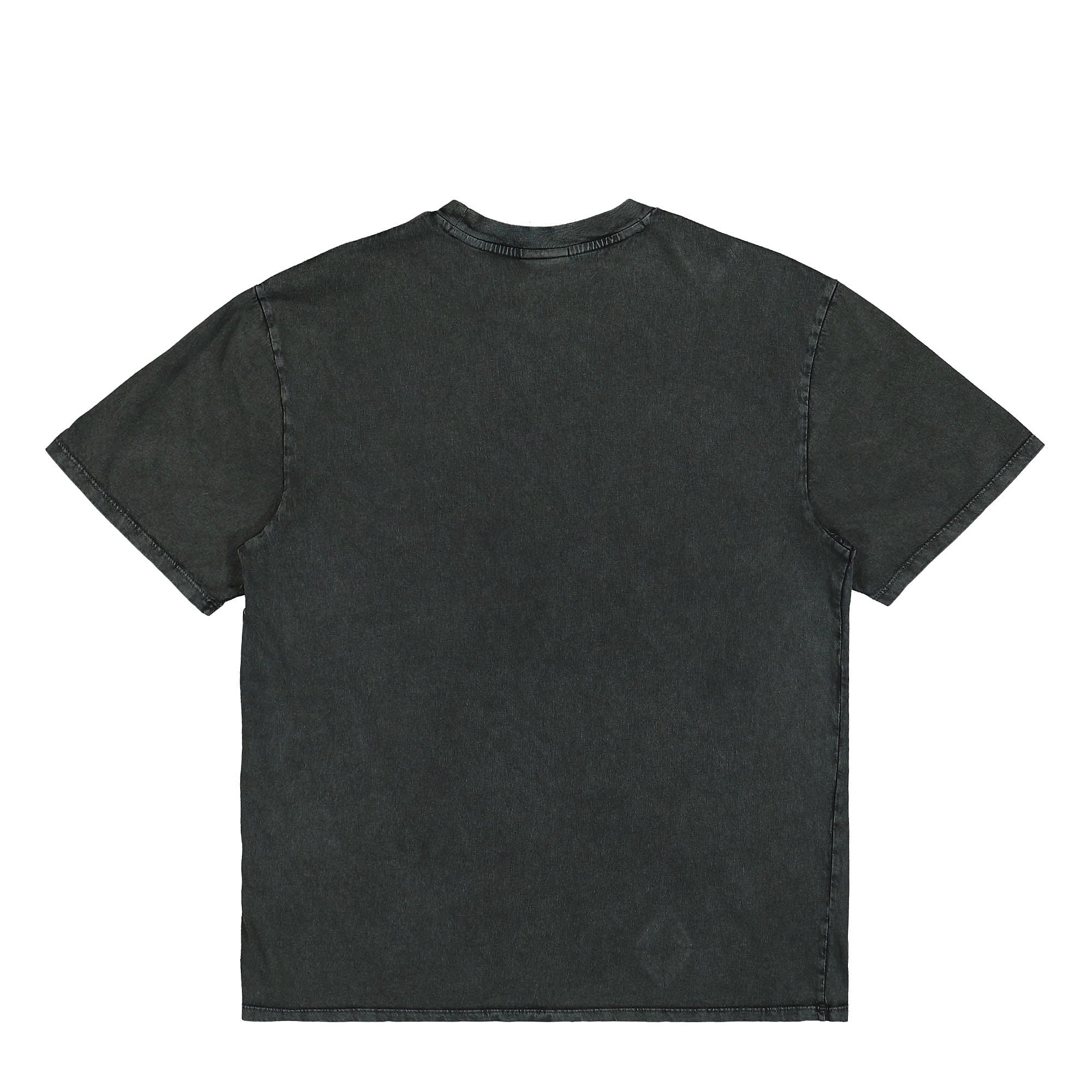 GUESS Originals Go Brent Logo Script Tee Washed Out Black T-Shirts Material | Overkill