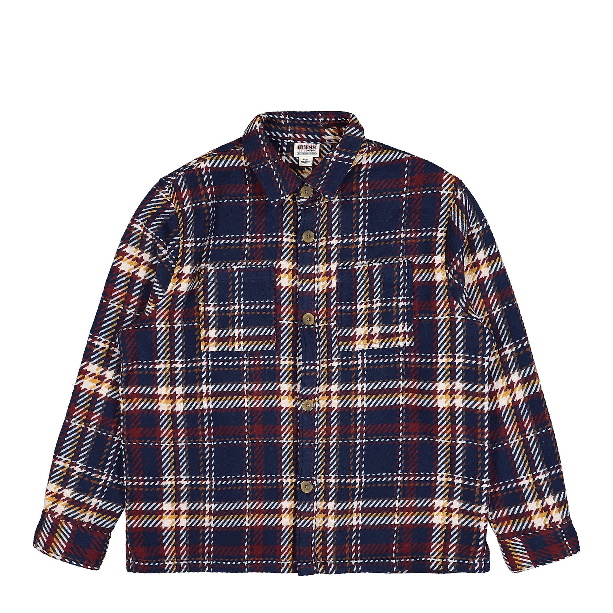 GUESS Originals Go Jacob Shirt Jacket Medieval Blue Jackets M2BL13R05Z0-MVMT | Overkill