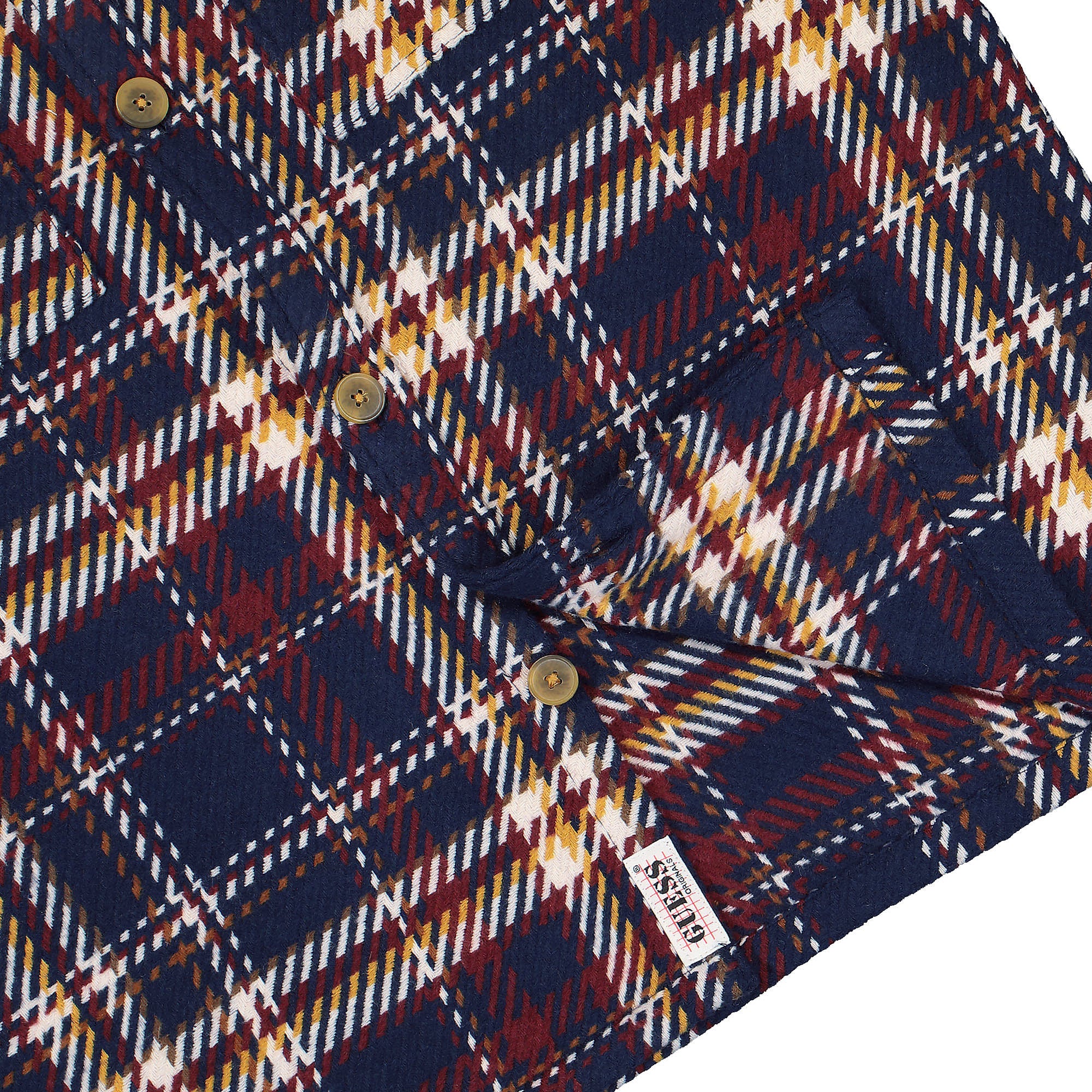 GUESS Originals Go Jacob Shirt Jacket Medieval Blue Jackets Detail view 1 | Overkill