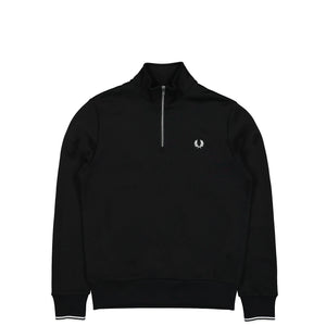Fred Perry Half Zip Sweatshirt Black Sweatshirts M3574-102 | Overkill
