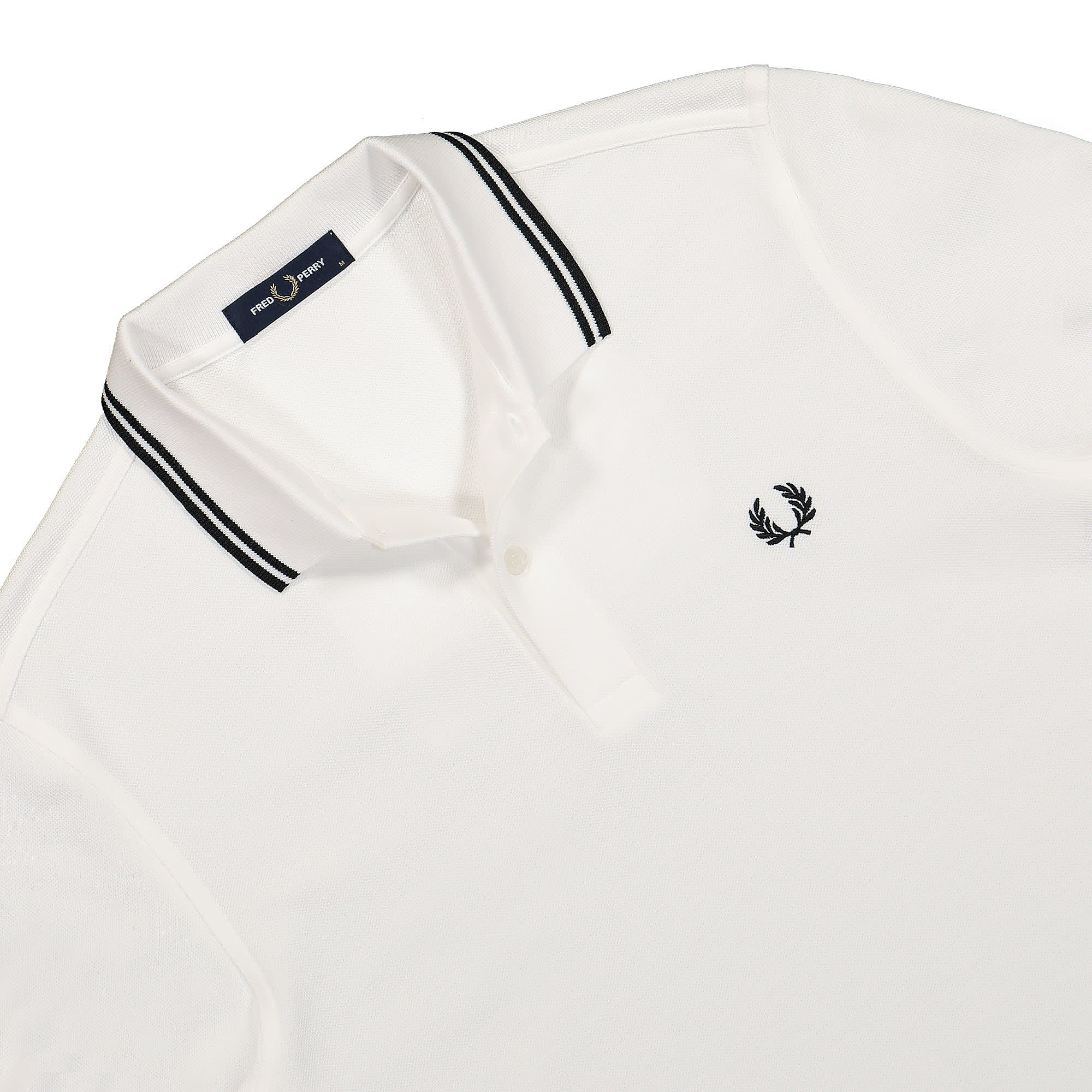 Fred Perry Twin Tipped Fred Perry Shirt White Shirts Close-up | Overkill